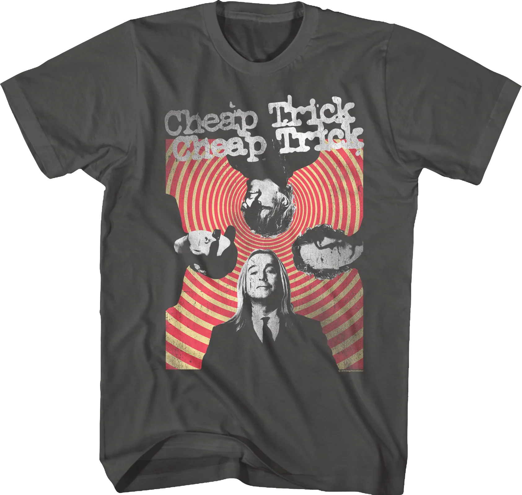 Distressed Spiral Cheap Trick T-Shirt