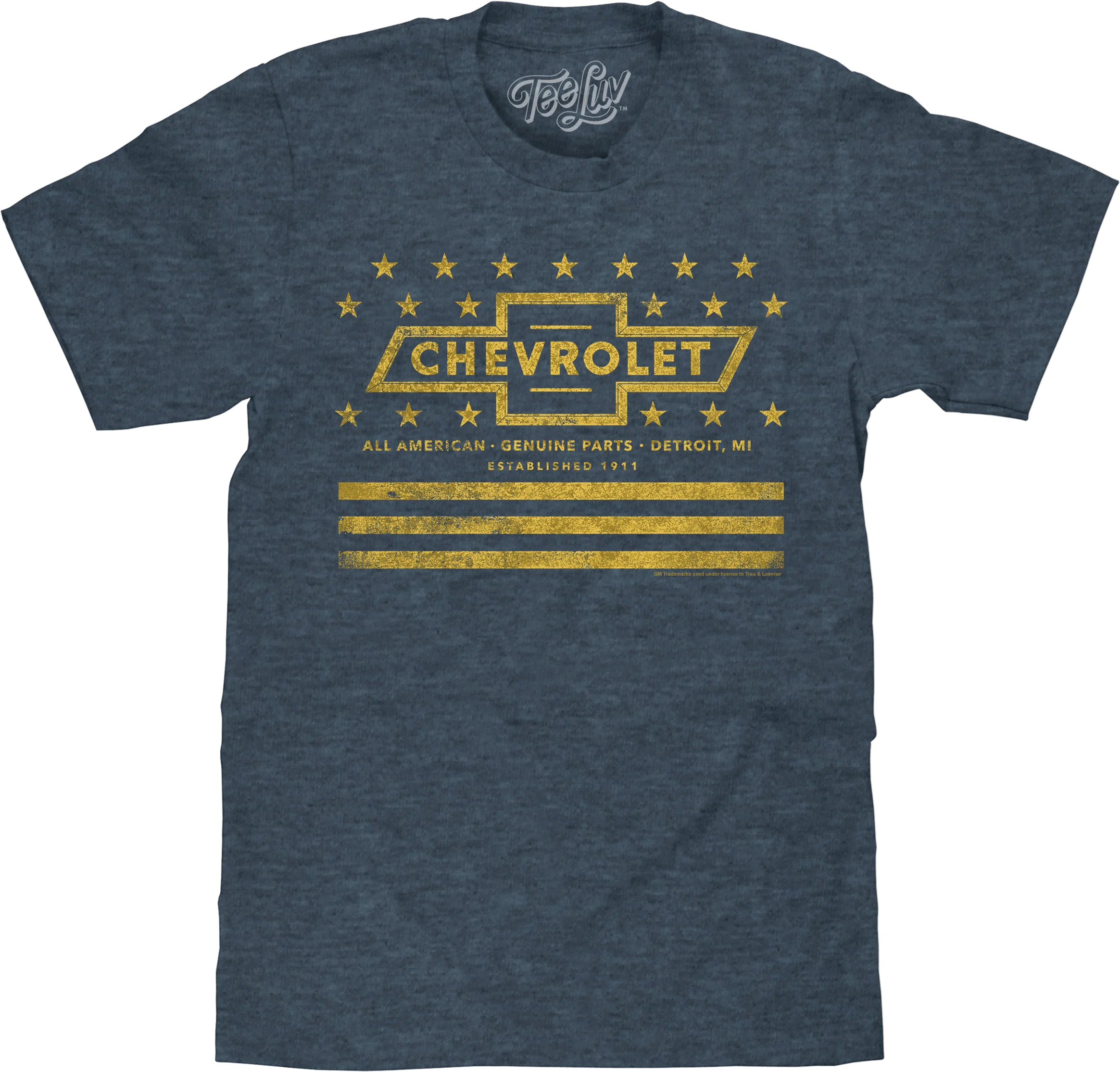 Distressed Stars Chevrolet T-Shirt