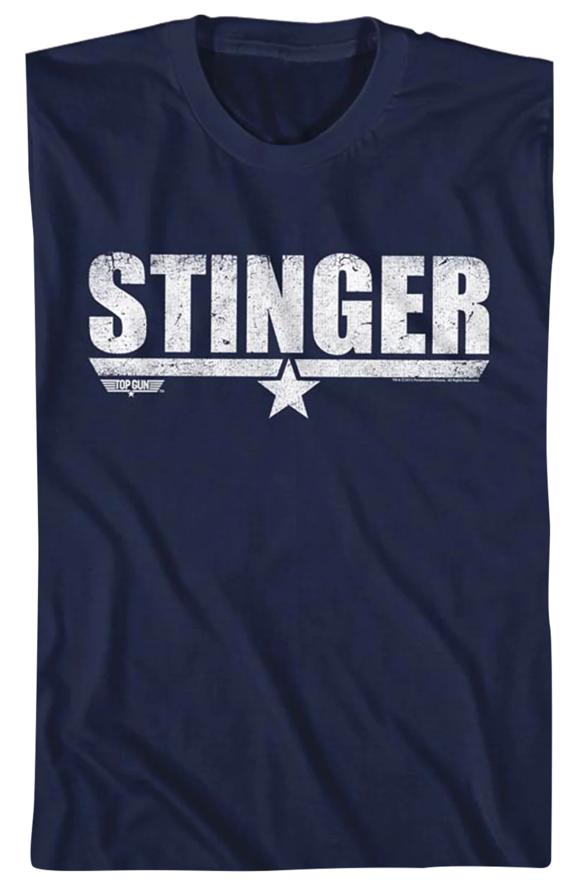 Distressed Stinger Top Gun T-Shirt - Image 2