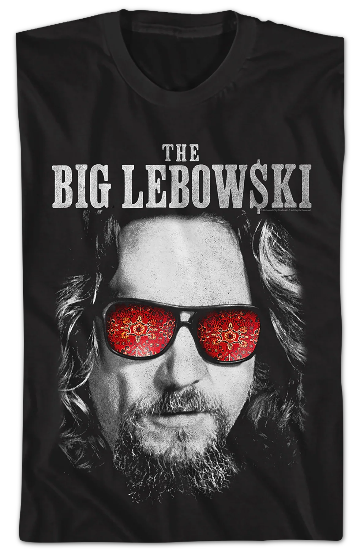 Distressed The Dude Big Lebowski T-Shirt - Image 2