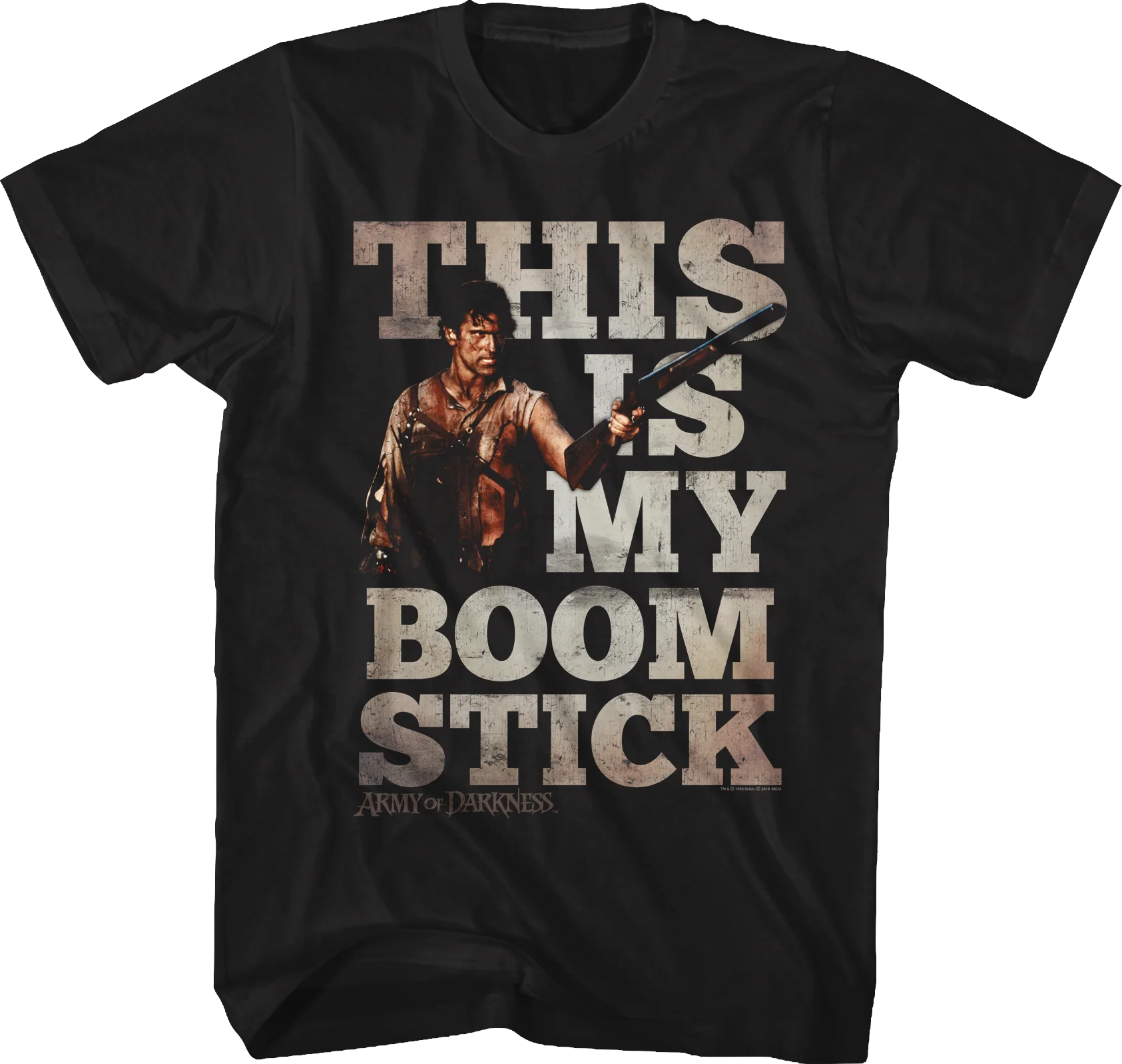 Distressed This Is My Boom Stick Army Of Darkness T-Shirt