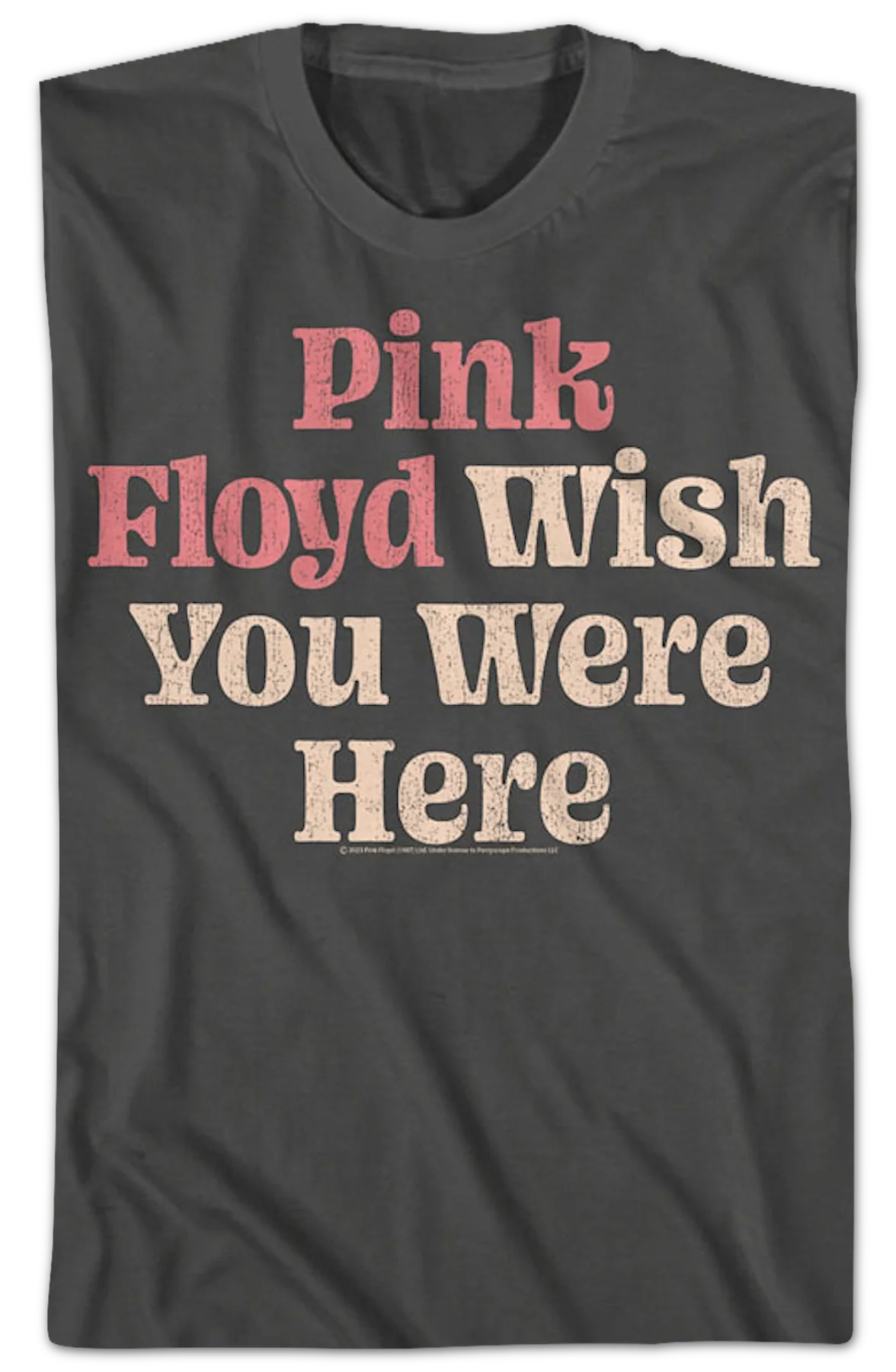 Distressed Wish You Were Here Pink Floyd T-Shirt - Image 2