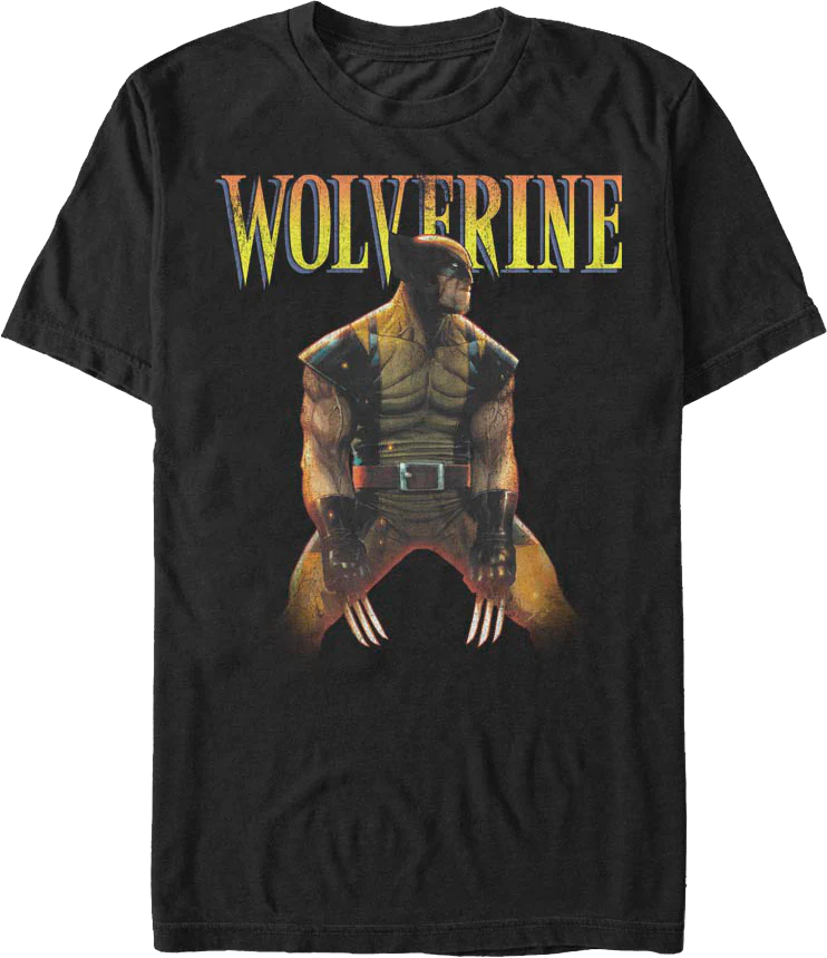 Distressed Wolverine Marvel Comics T-Shirt
