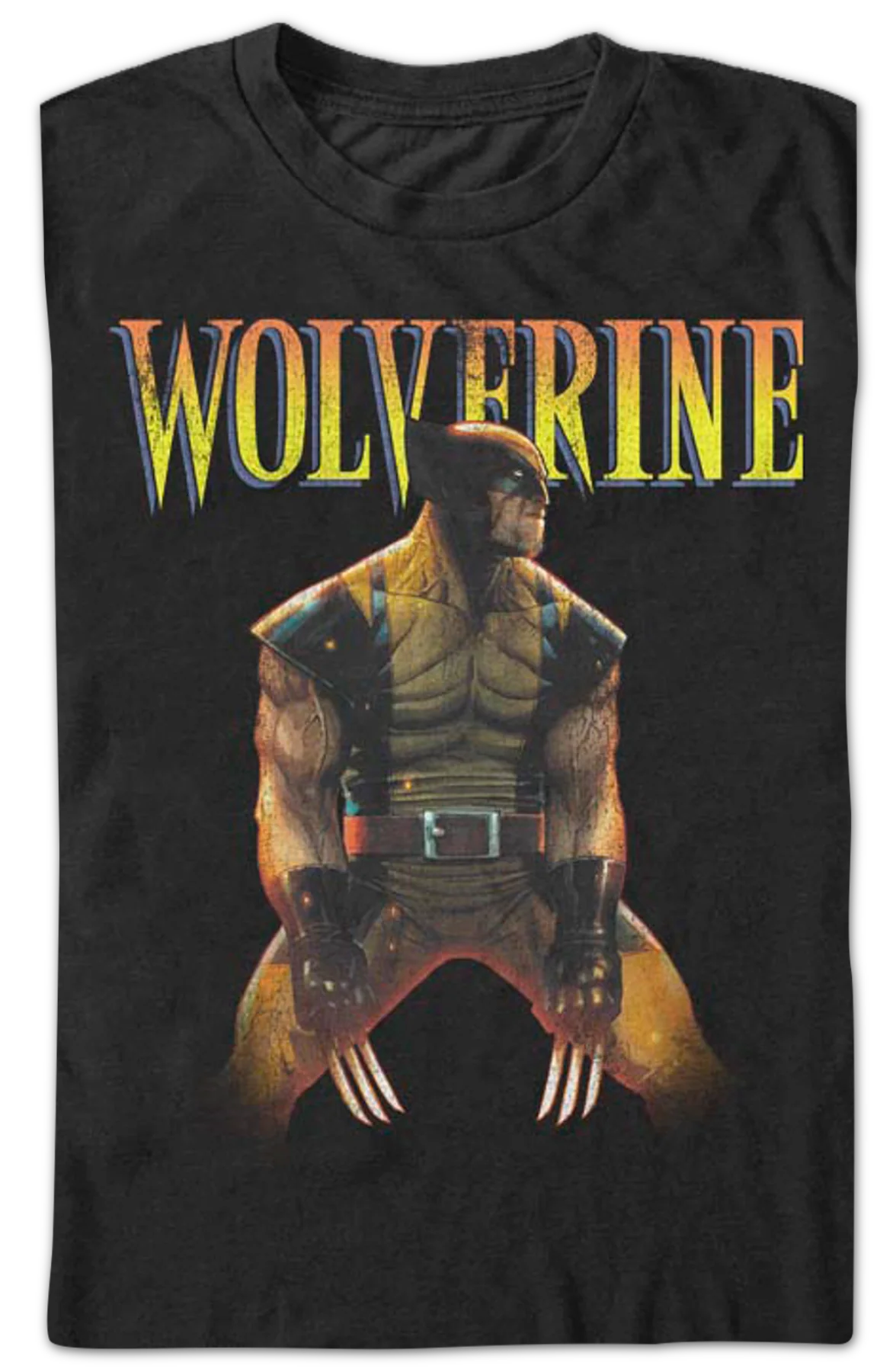 Distressed Wolverine Marvel Comics T-Shirt - Image 2