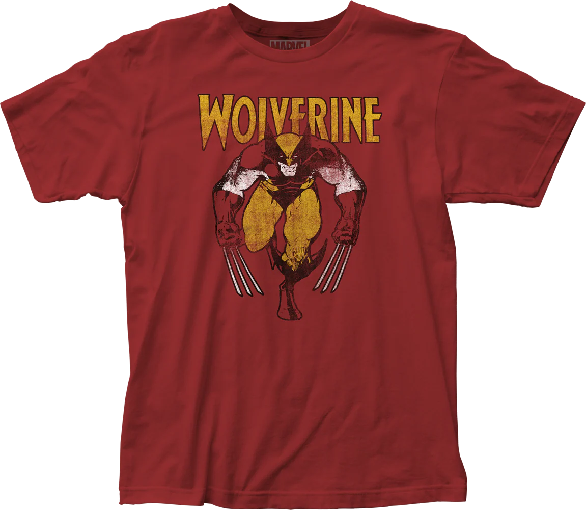Distressed Wolverine Marvel T-Shirt