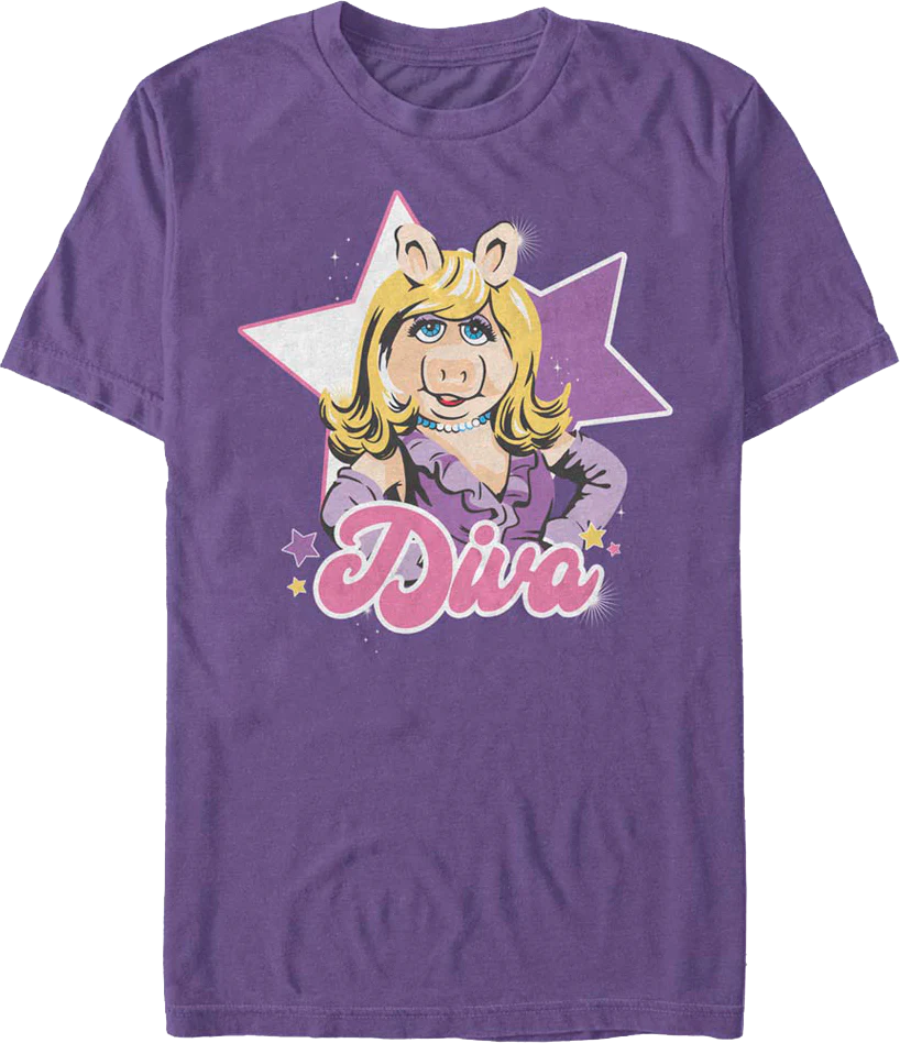 Diva Miss Piggy Muppets T-Shirt