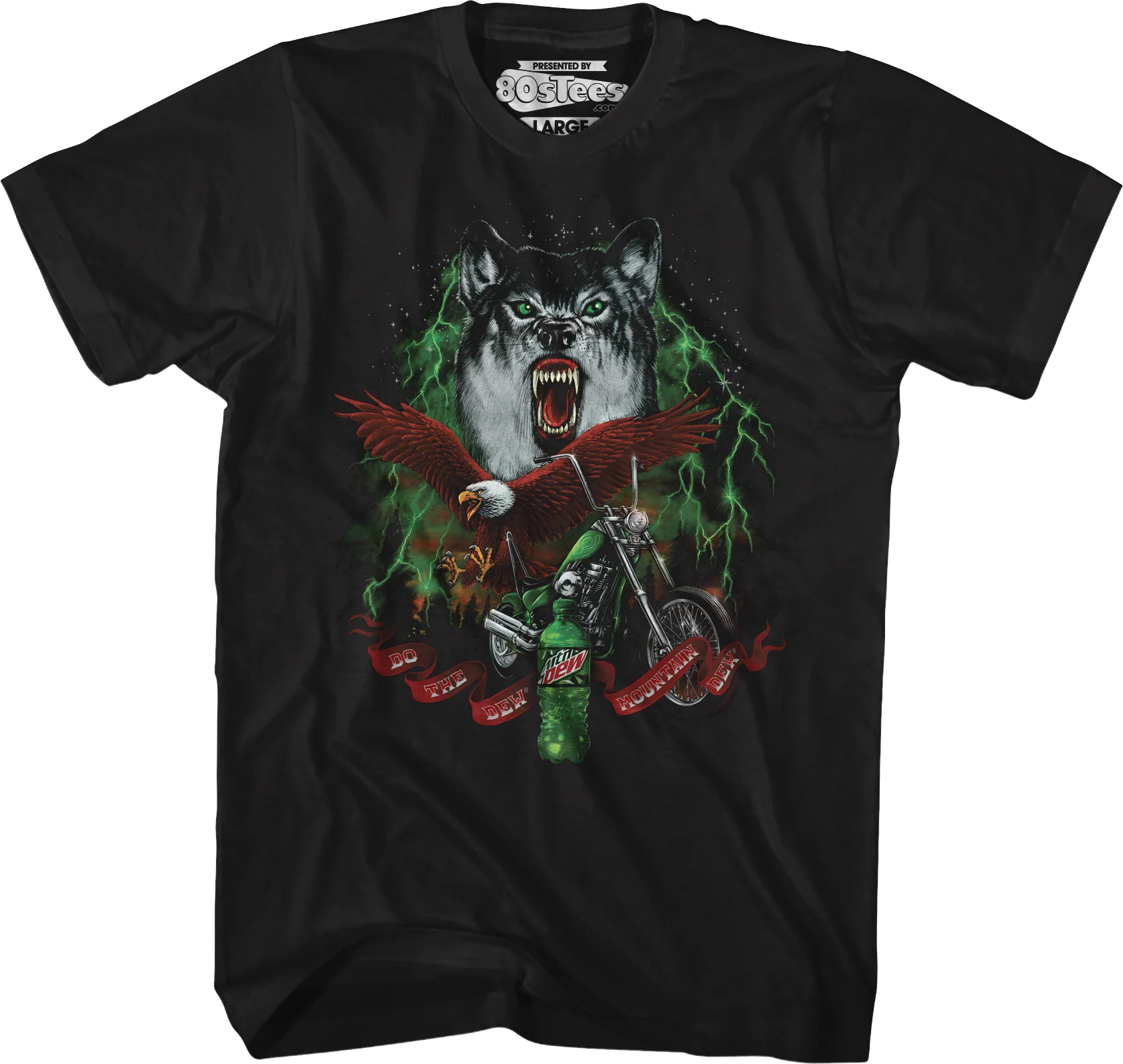 Do The Dew Wolf Eagle Mountain Dew T-Shirt