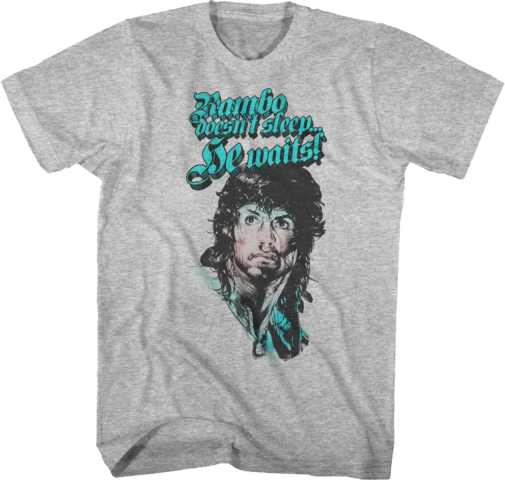 Doesn't Sleep Rambo T-Shirt