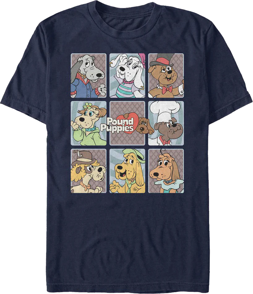 Dog Collage Pound Puppies T-Shirt