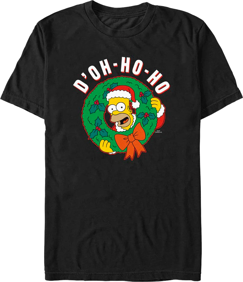 D'oh-Ho-Ho Simpsons T-Shirt