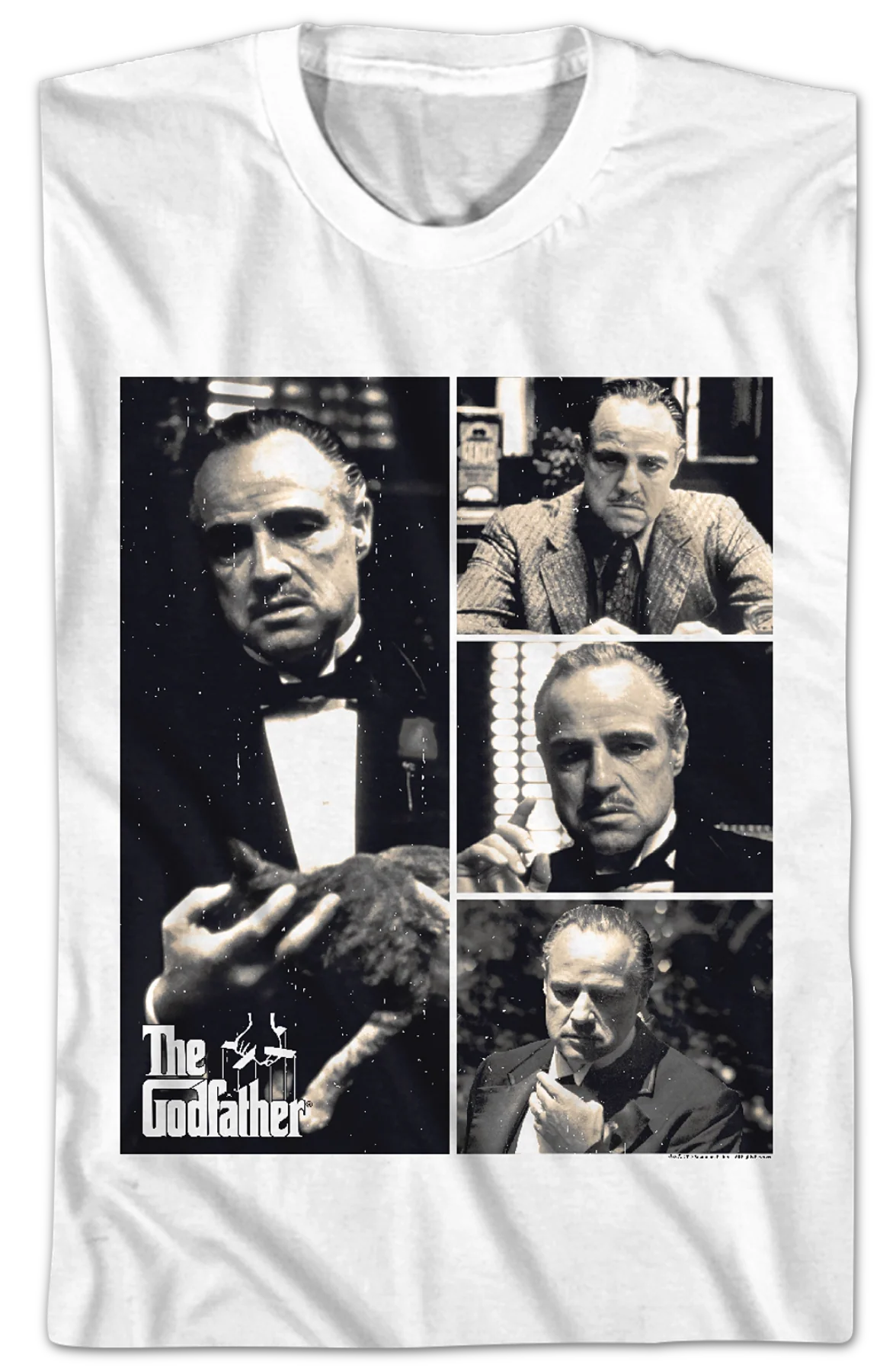 Don Corleone Collage Godfather T-Shirt - Image 2