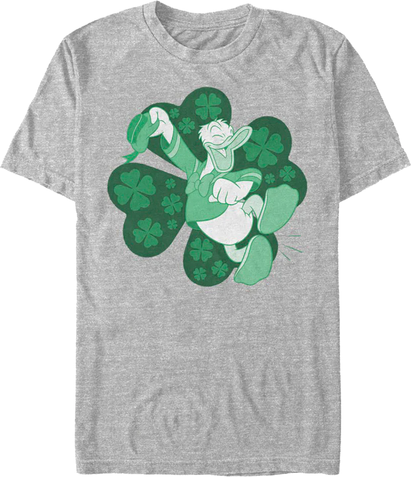 Donald Duck Four-Leaf Clover Disney T-Shirt