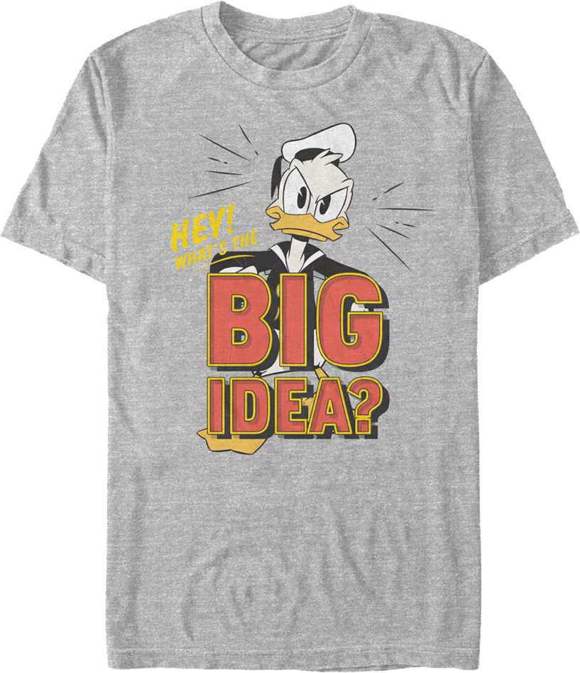 Donald Duck What's The Big Idea DuckTales T-Shirt
