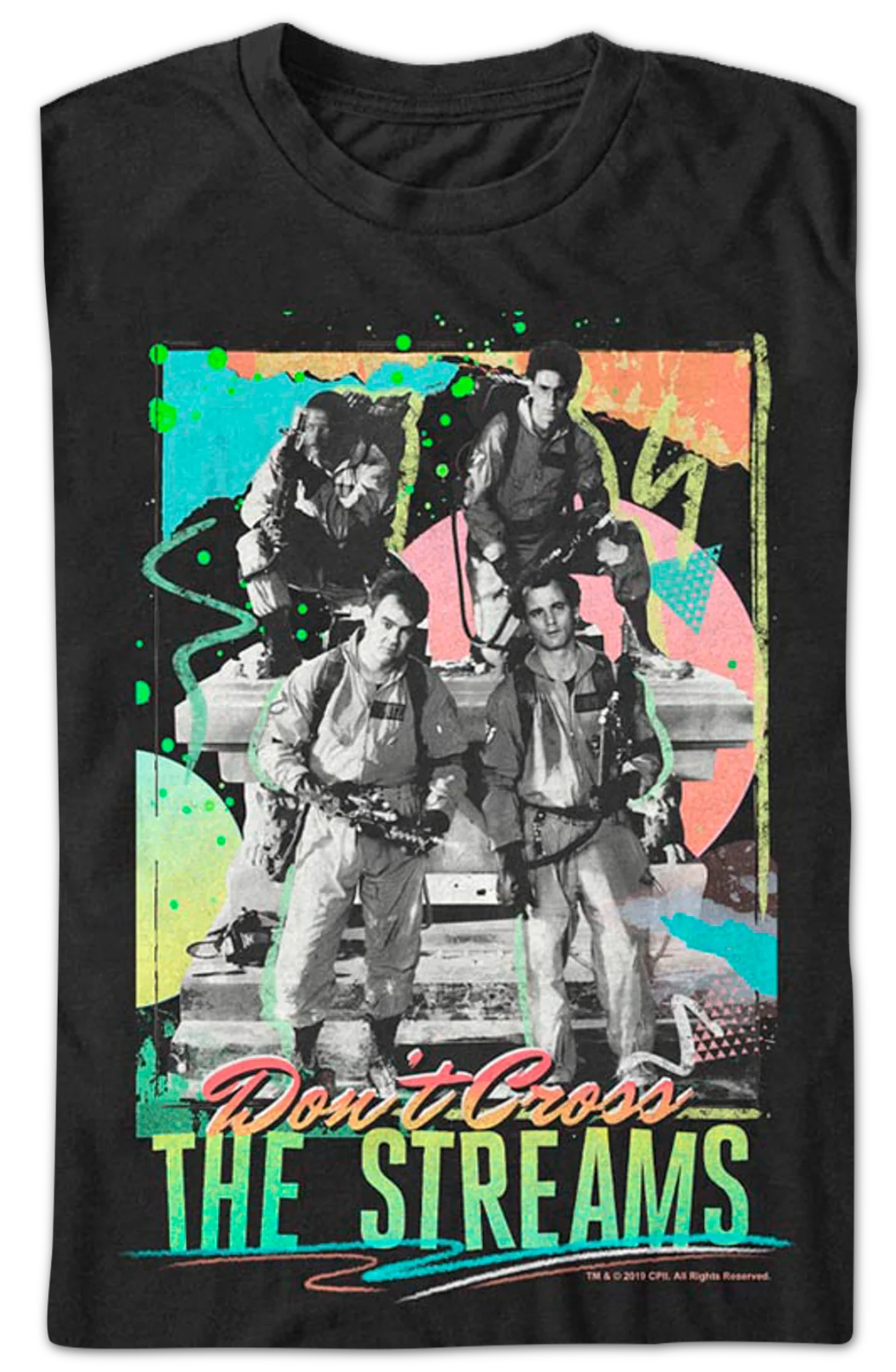 Don't Cross The Streams Ghostbusters T-Shirt - Image 2
