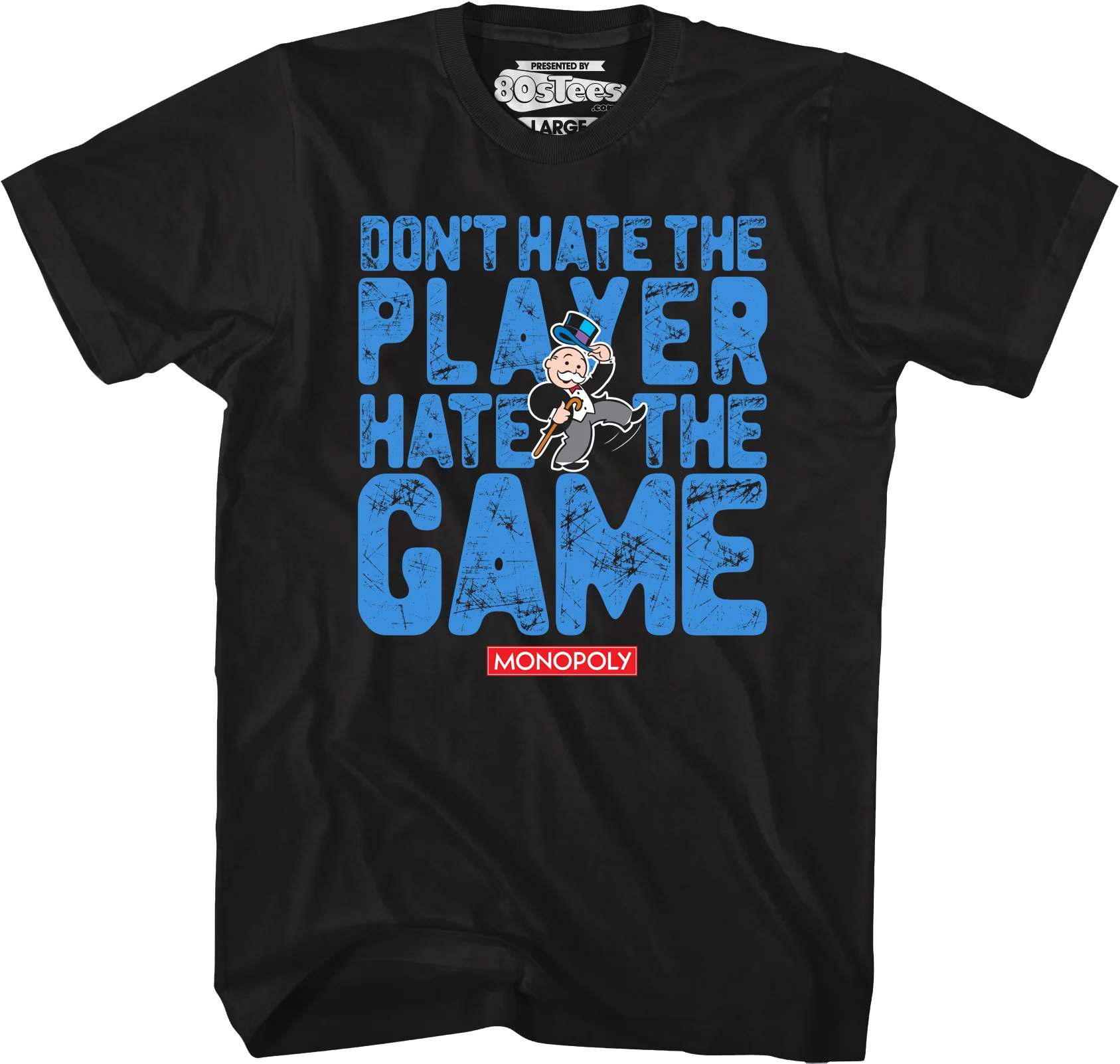 Don't Hate The Player Hate The Game Monopoly T-Shirt - Image 8