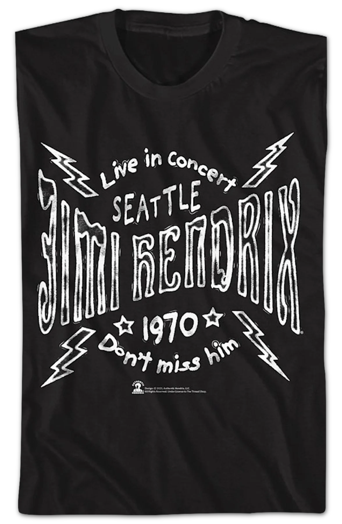 Don't Miss Him Jimi Hendrix T-Shirt - Image 2