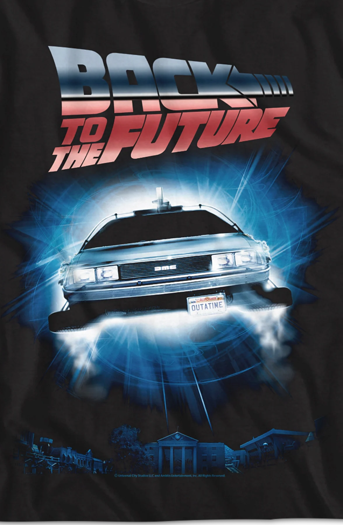 Don't Need Roads Back To The Future T-Shirt - Image 2