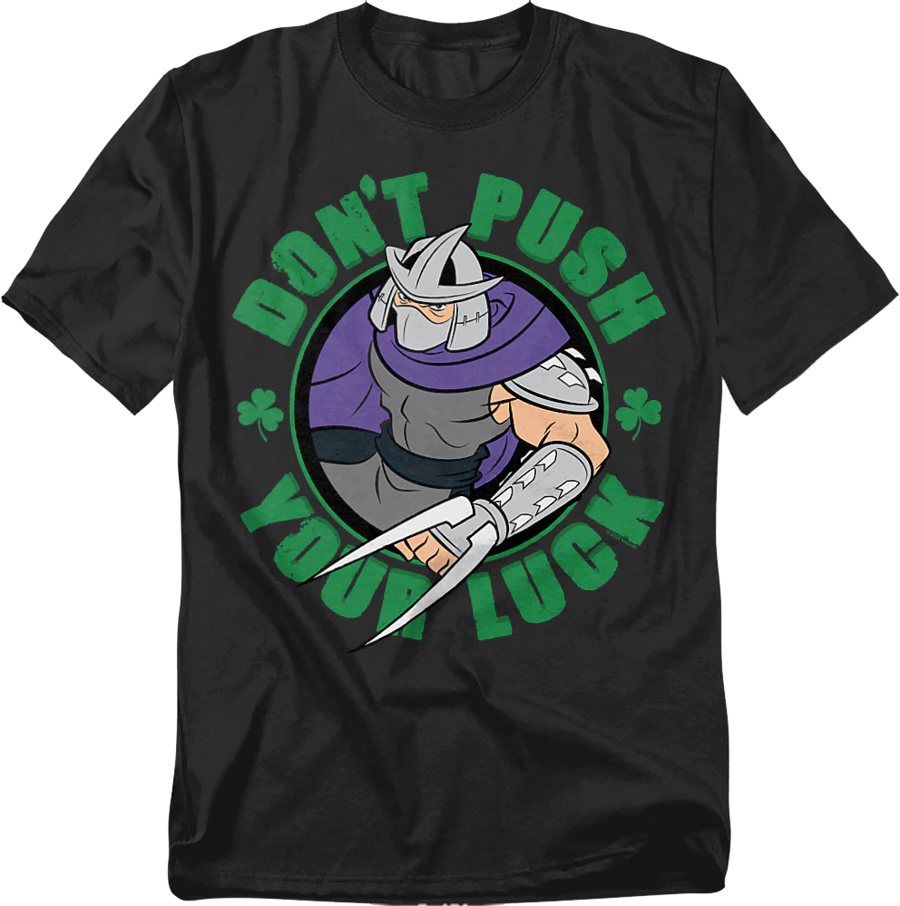 Don't Push Your Luck Teenage Mutant Ninja Turtles T-Shirt