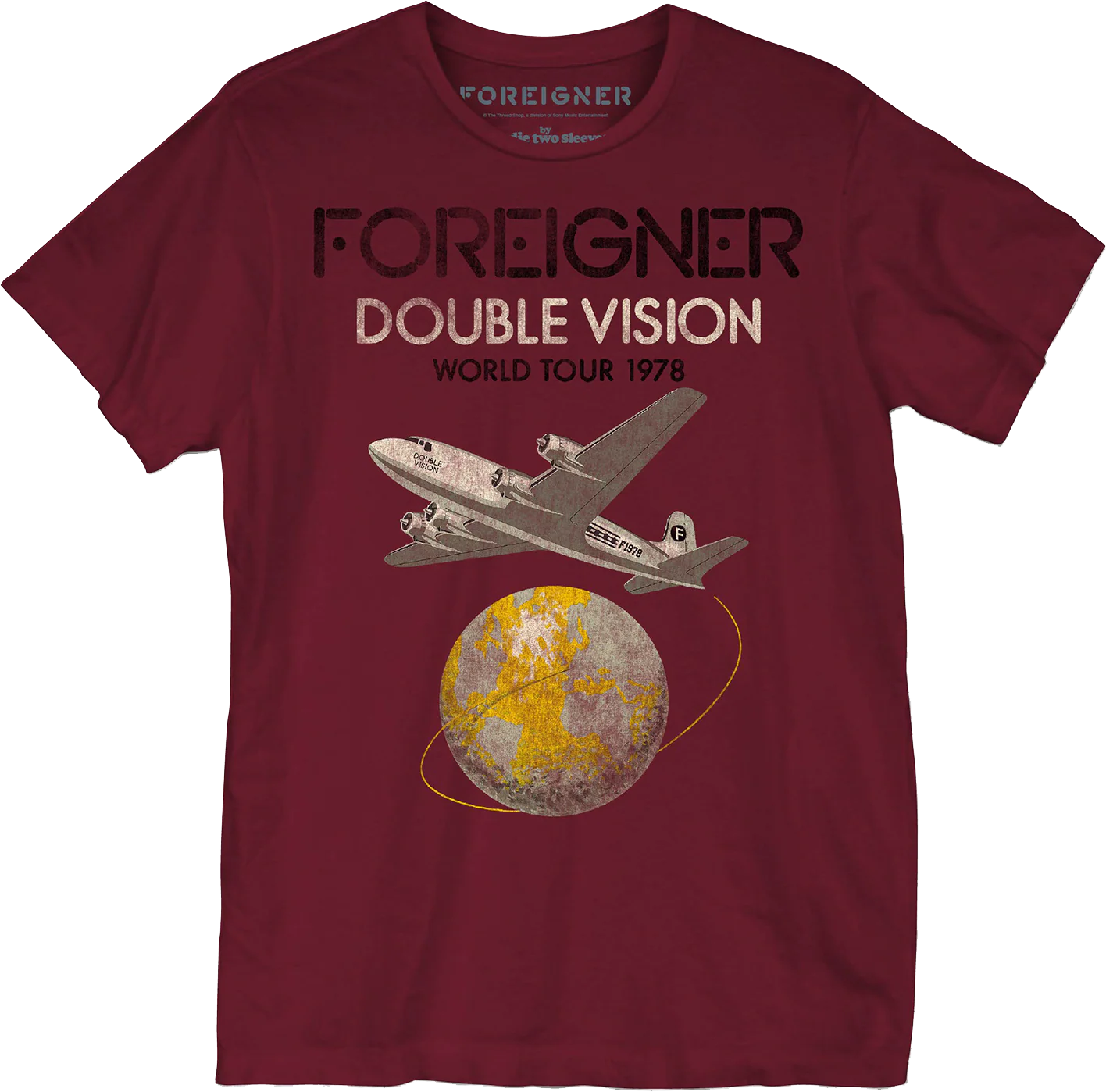 Double Vision World Tour Foreigner T-Shirt