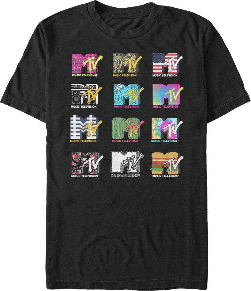Dozen Logos MTV Shirt