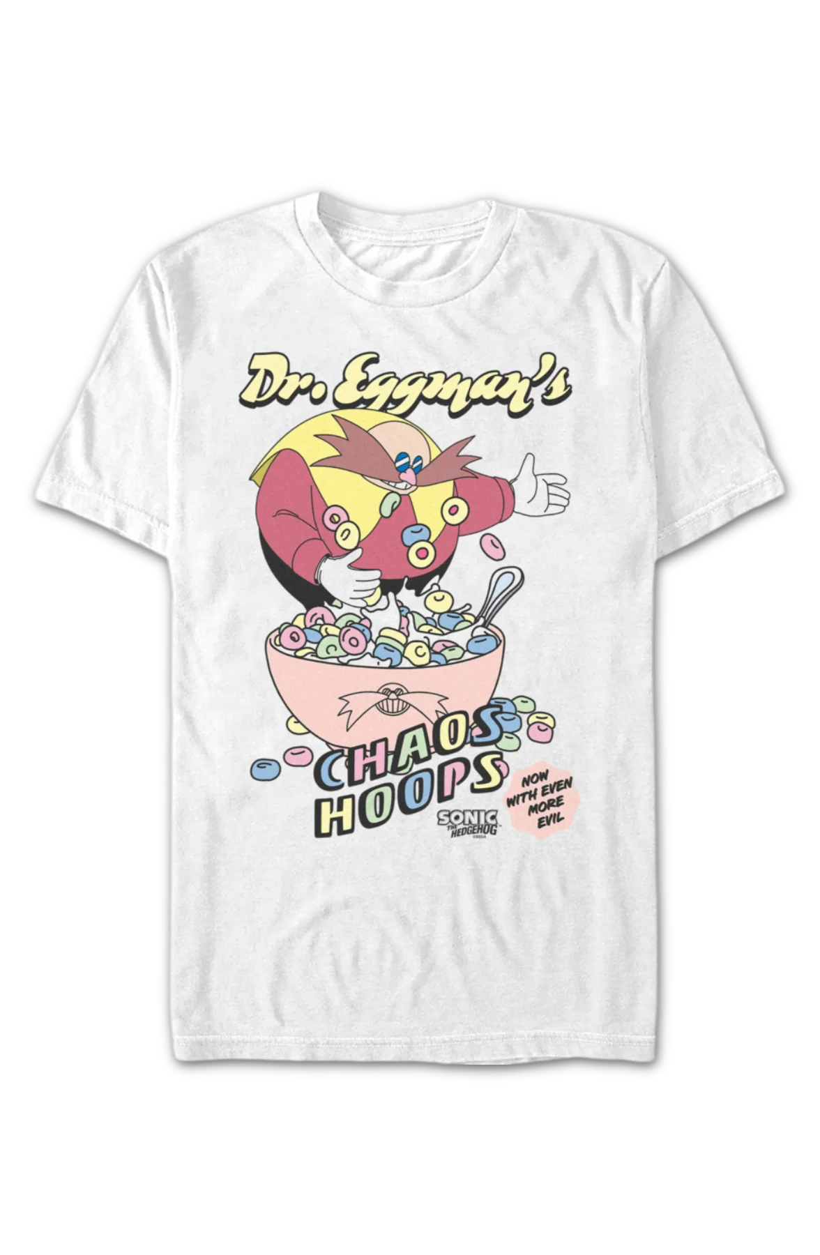 Dr. Eggman's Chaos Hoops Sonic The Hedgehog T-Shirt - Image 2