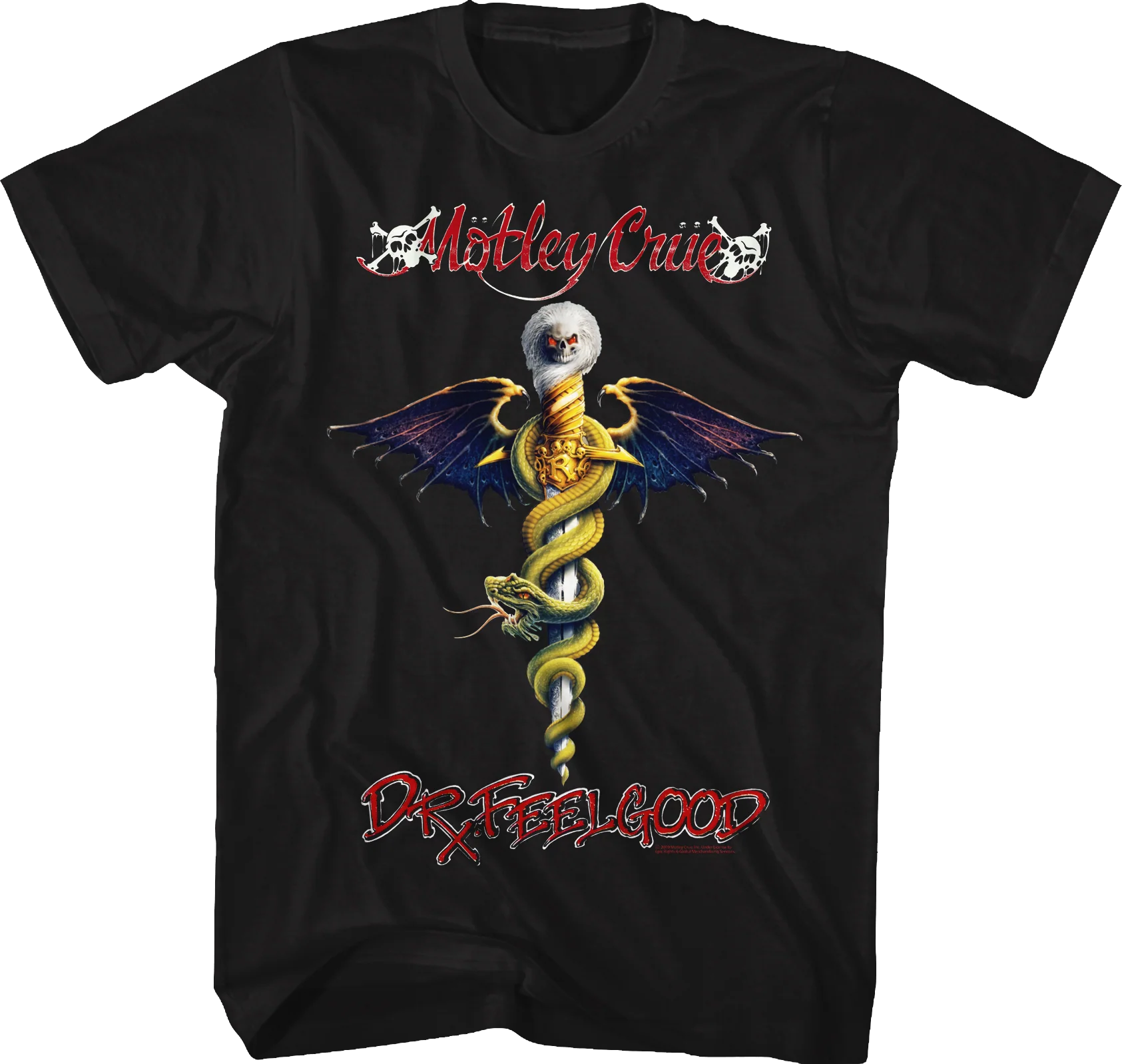 Dr. Feelgood Album Cover Motley Crue T-Shirt
