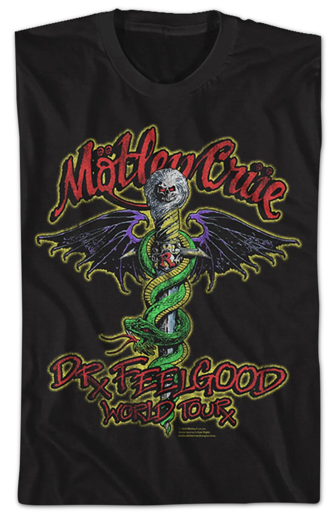 Dr. Feelgood World Tour Motley Crue T-Shirt - Image 2