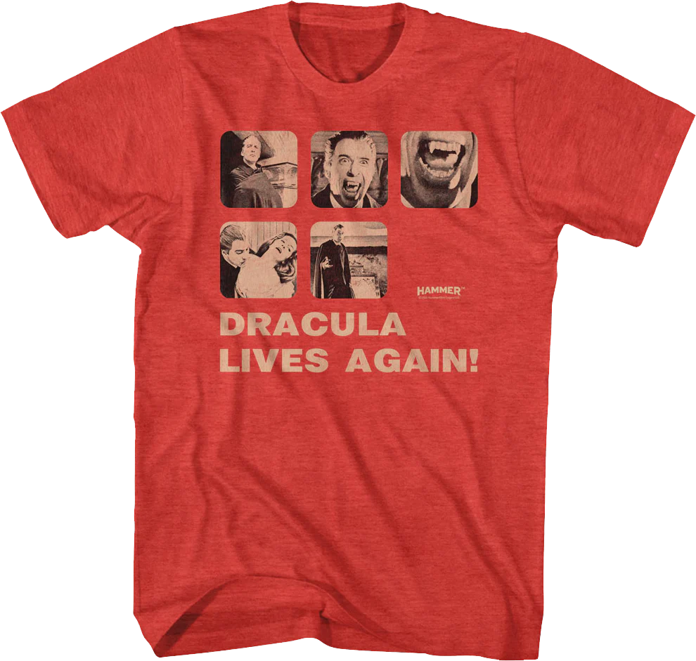 Dracula Lives Again Hammer Films T-Shirt