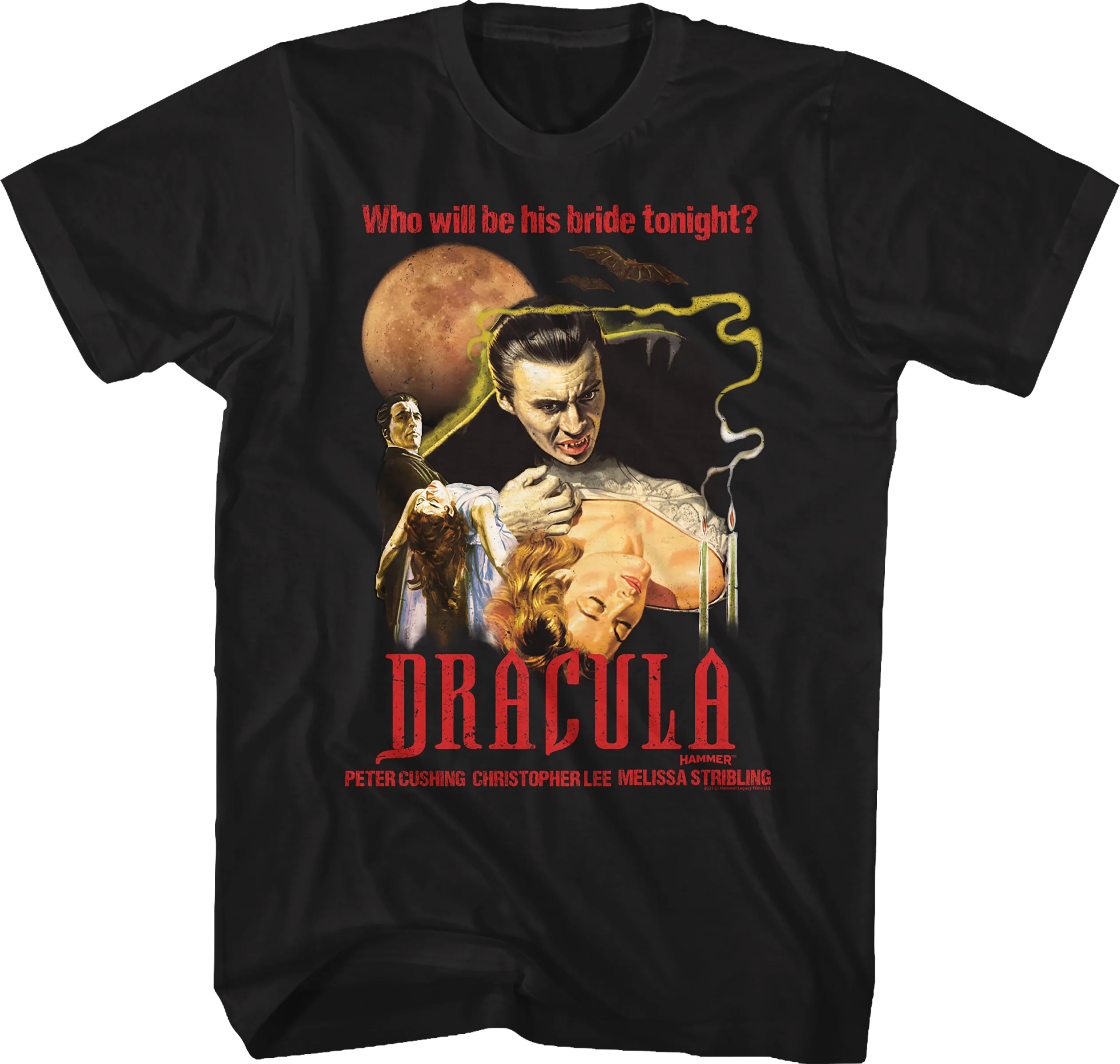 Dracula Poster Hammer Films T-Shirt
