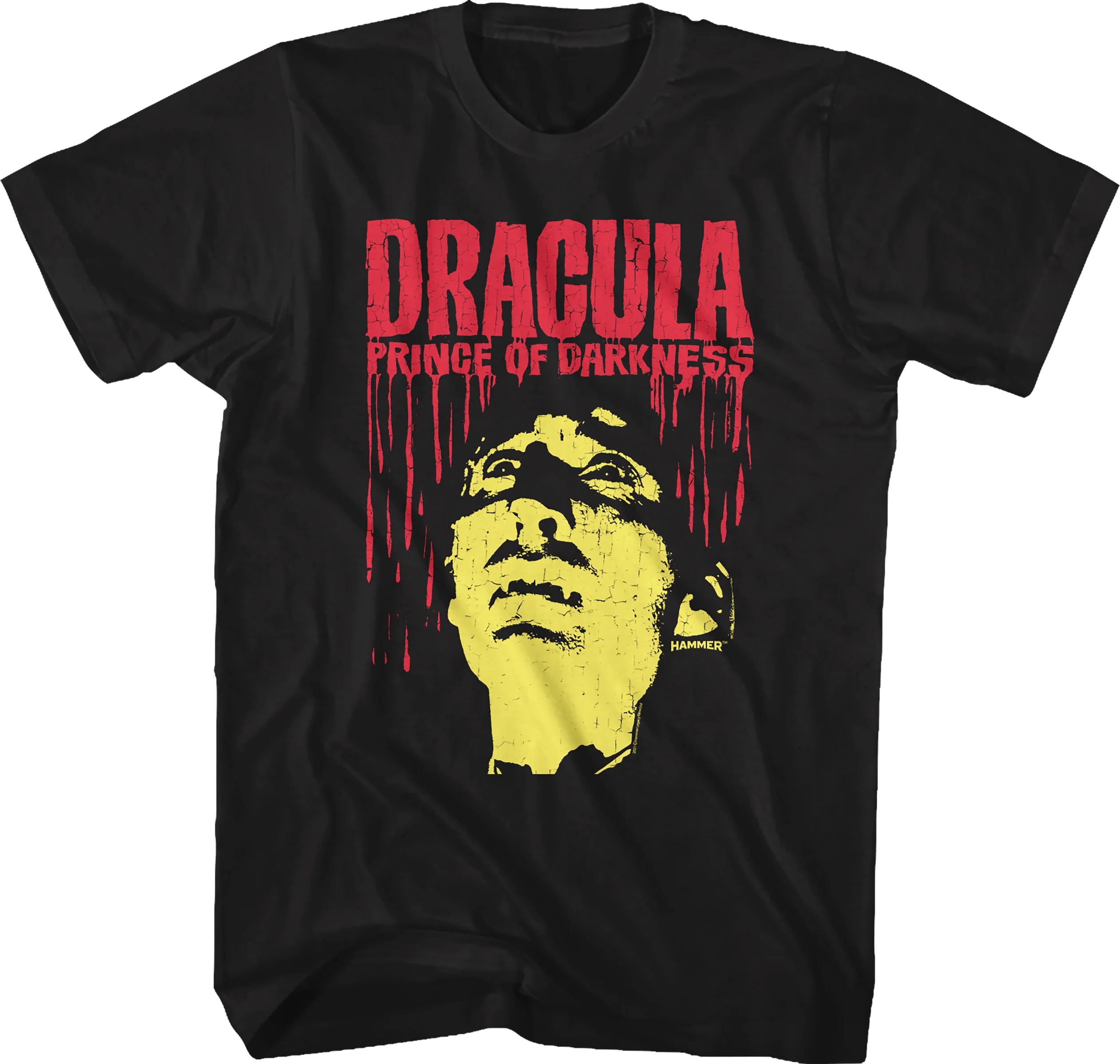Dracula Prince Of Darkness Bloody Logo Hammer Films T-Shirt