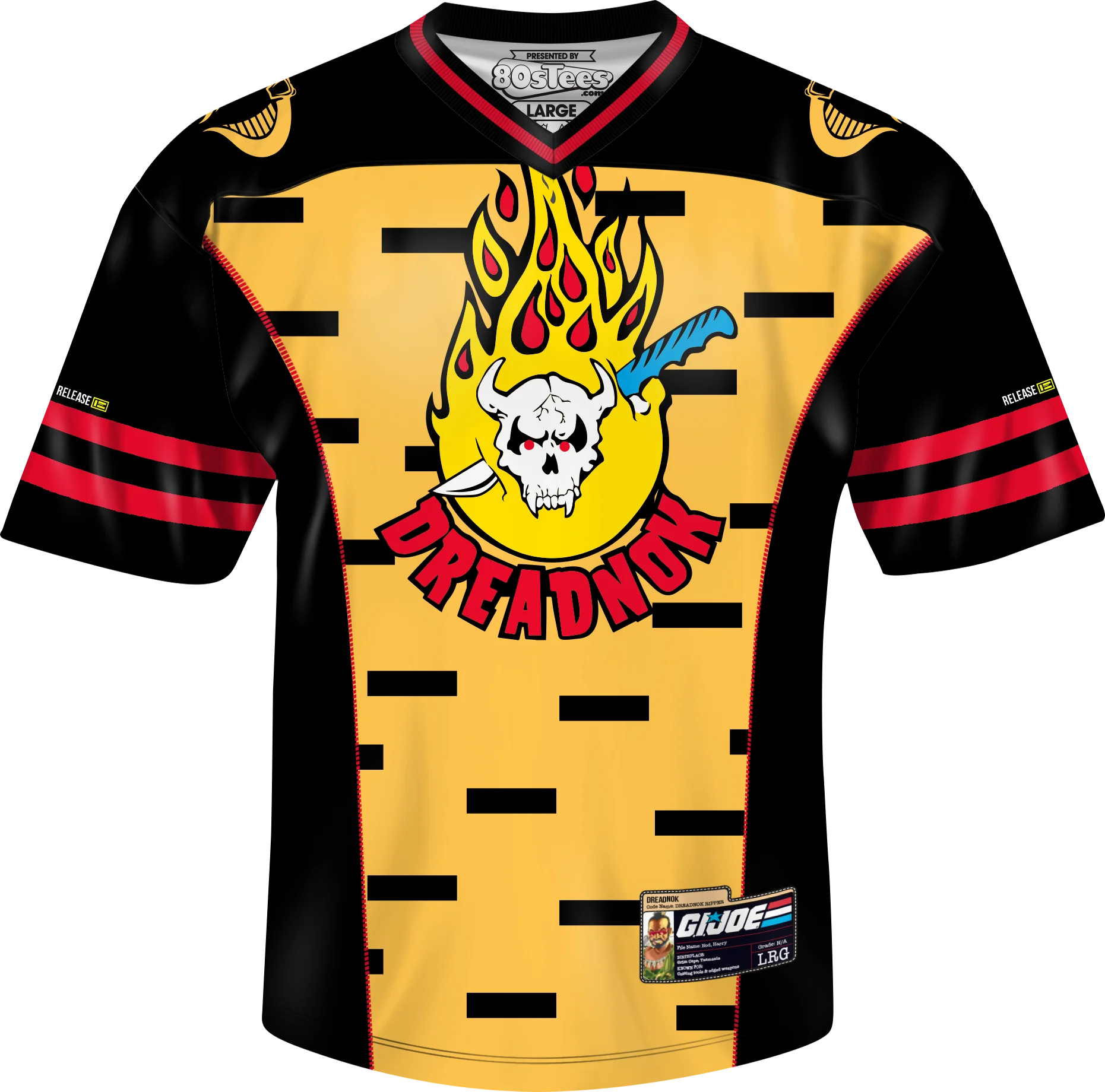 Dreadnok Ripper GI Joe Football Jersey