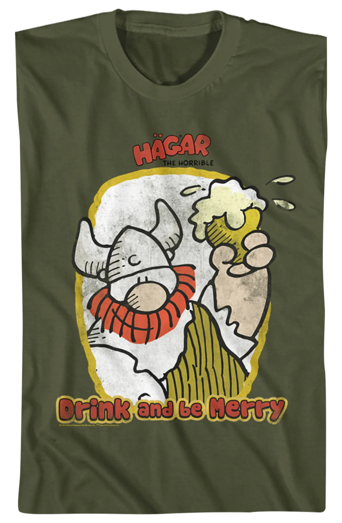 Drink And Be Merry Hagar The Horrible T-Shirt - Image 2