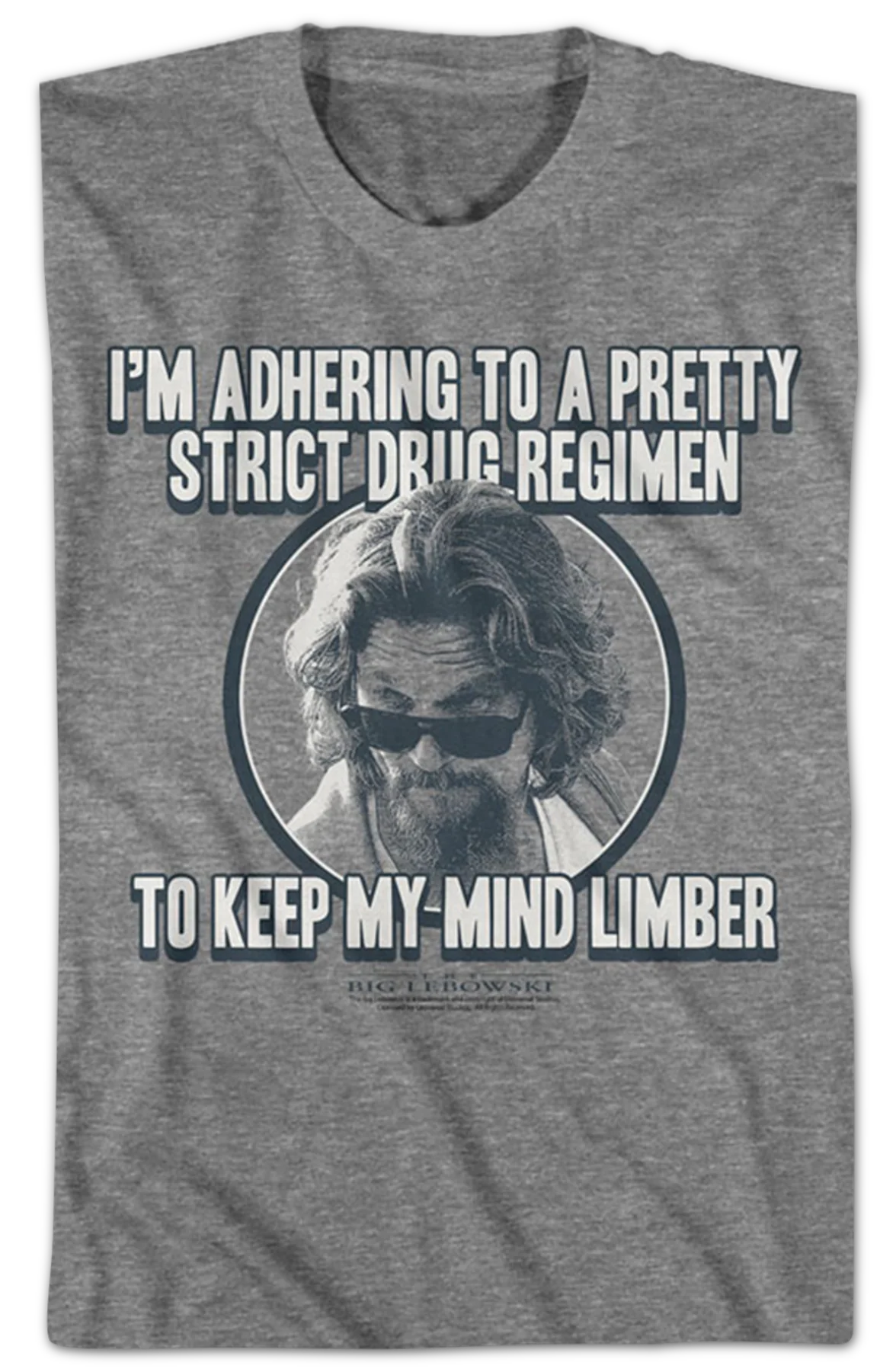Drug Regimen Big Lebowski T-Shirt - Image 2