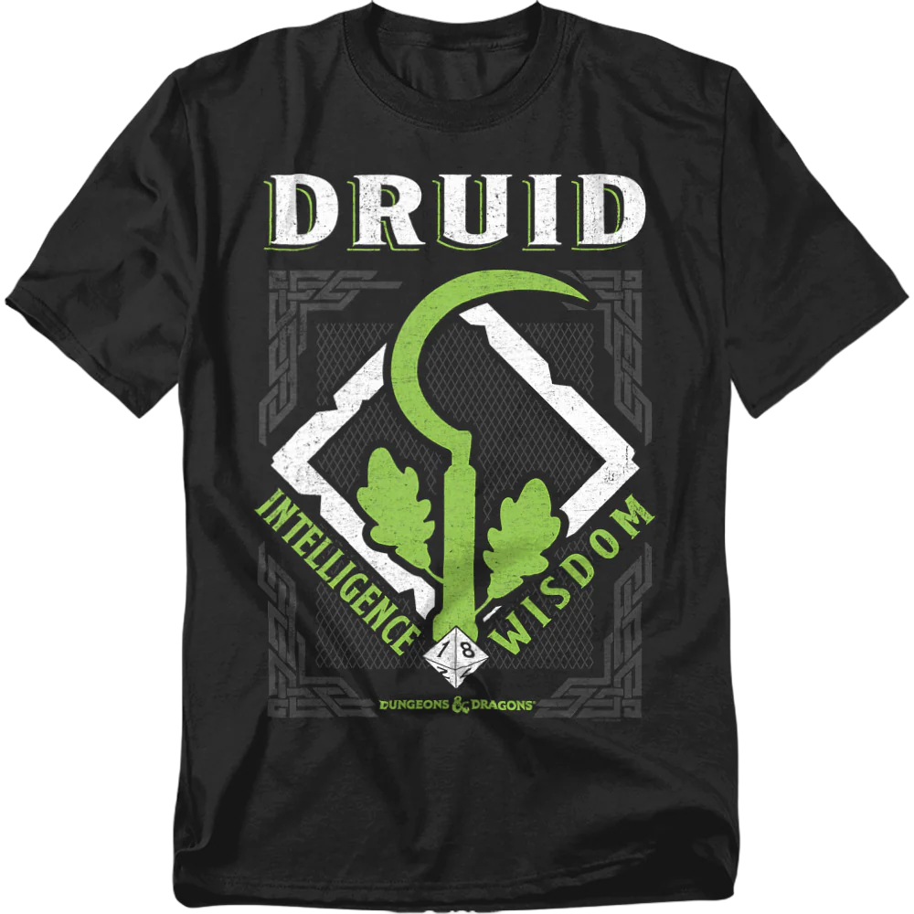 Druid Logo Dungeons & Dragons T-Shirt - Image 2