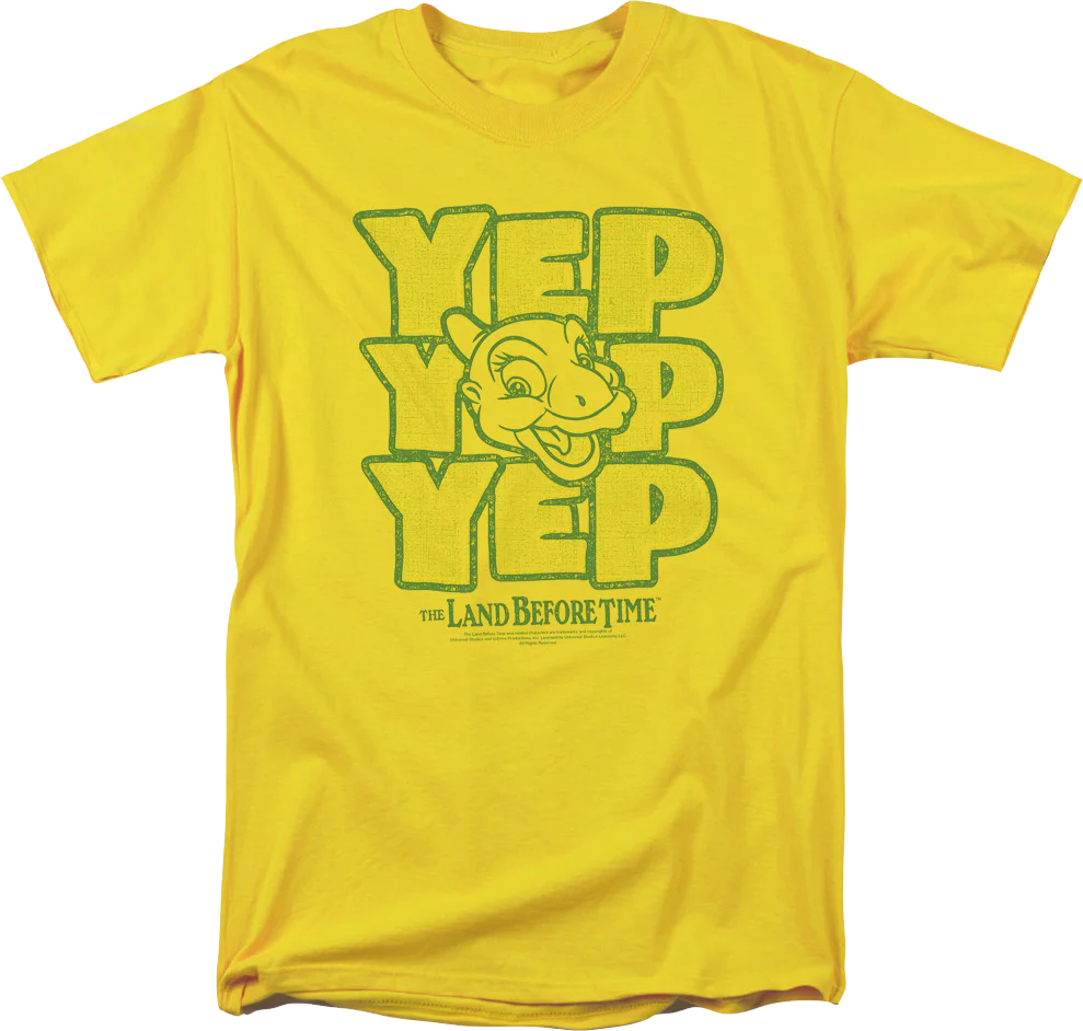 Ducky Yep Yep Yep Land Before Time T-Shirt