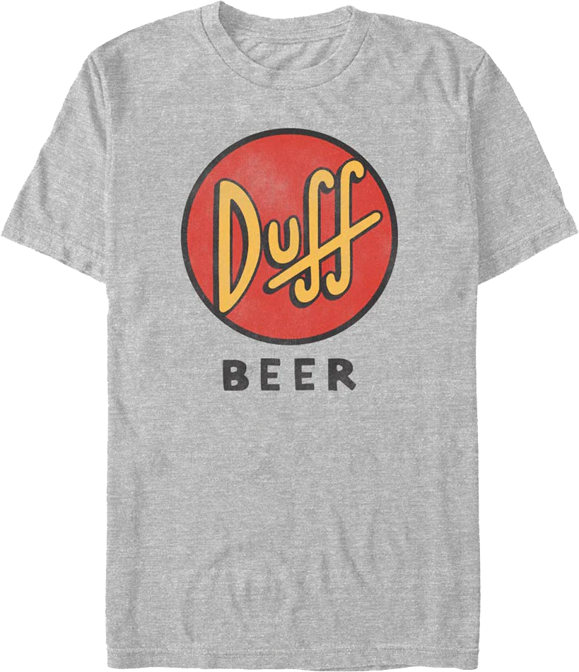 Duff Beer Circle Logo The Simpsons T-Shirt