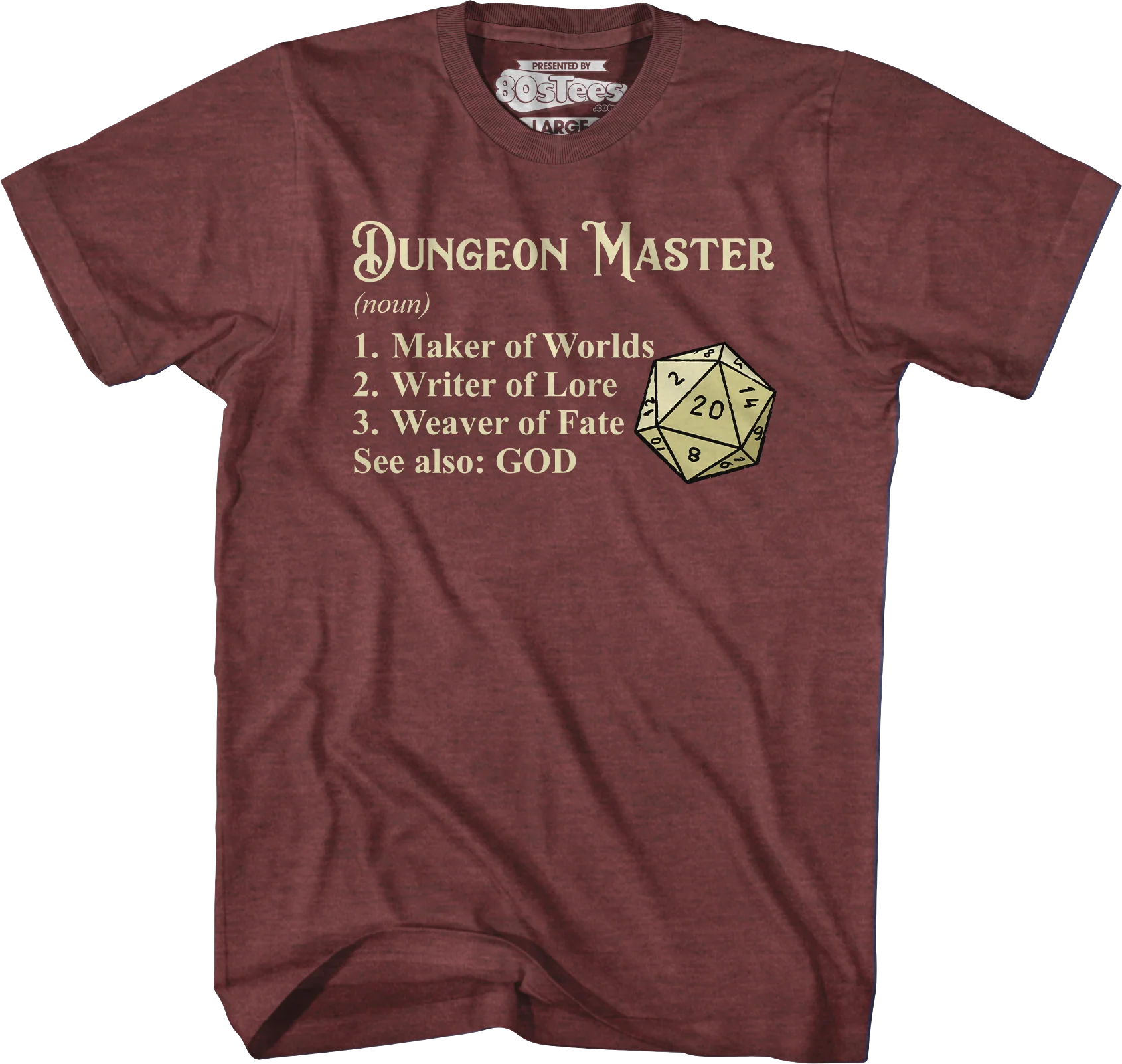 Dungeon Master Definitions T-Shirt - Image 2