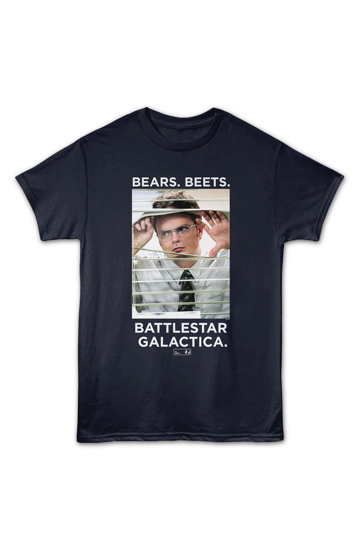 Dwight Schrute Bears Beets Battlestar Galactica The Office T-Shirt - Image 2