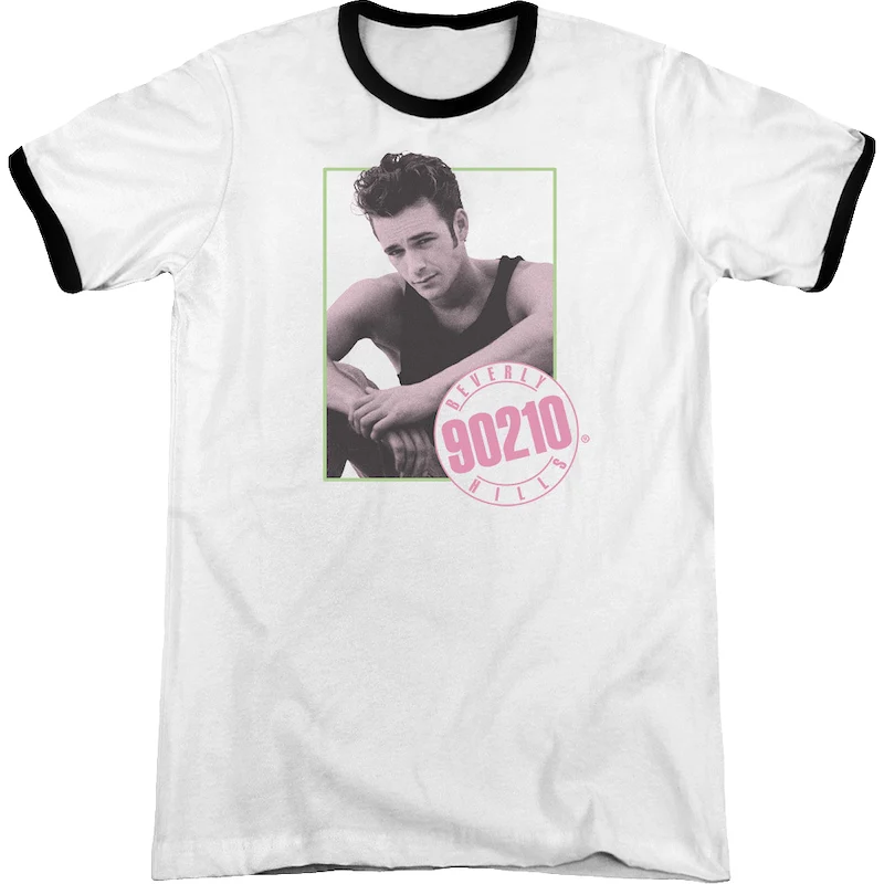 Dylan McKay Beverly Hills 90210 Ringer Shirt