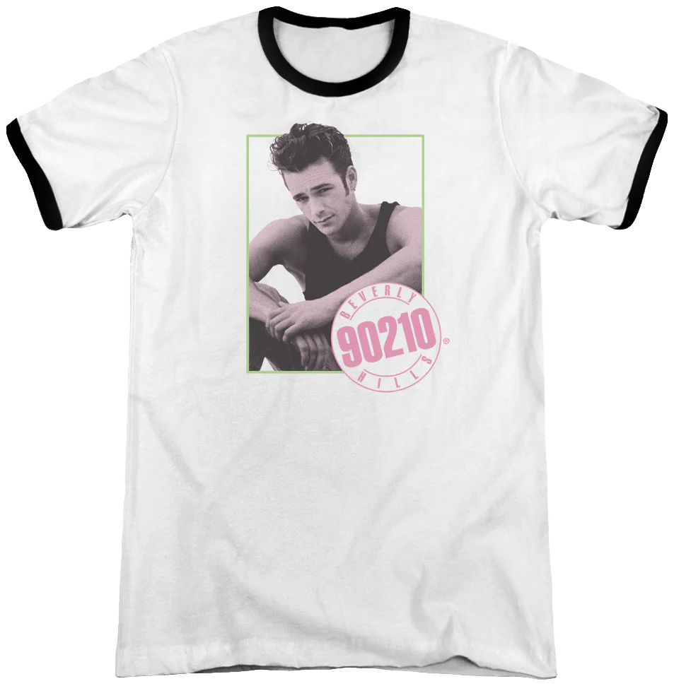 Dylan McKay Beverly Hills 90210 Ringer Shirt - Image 2