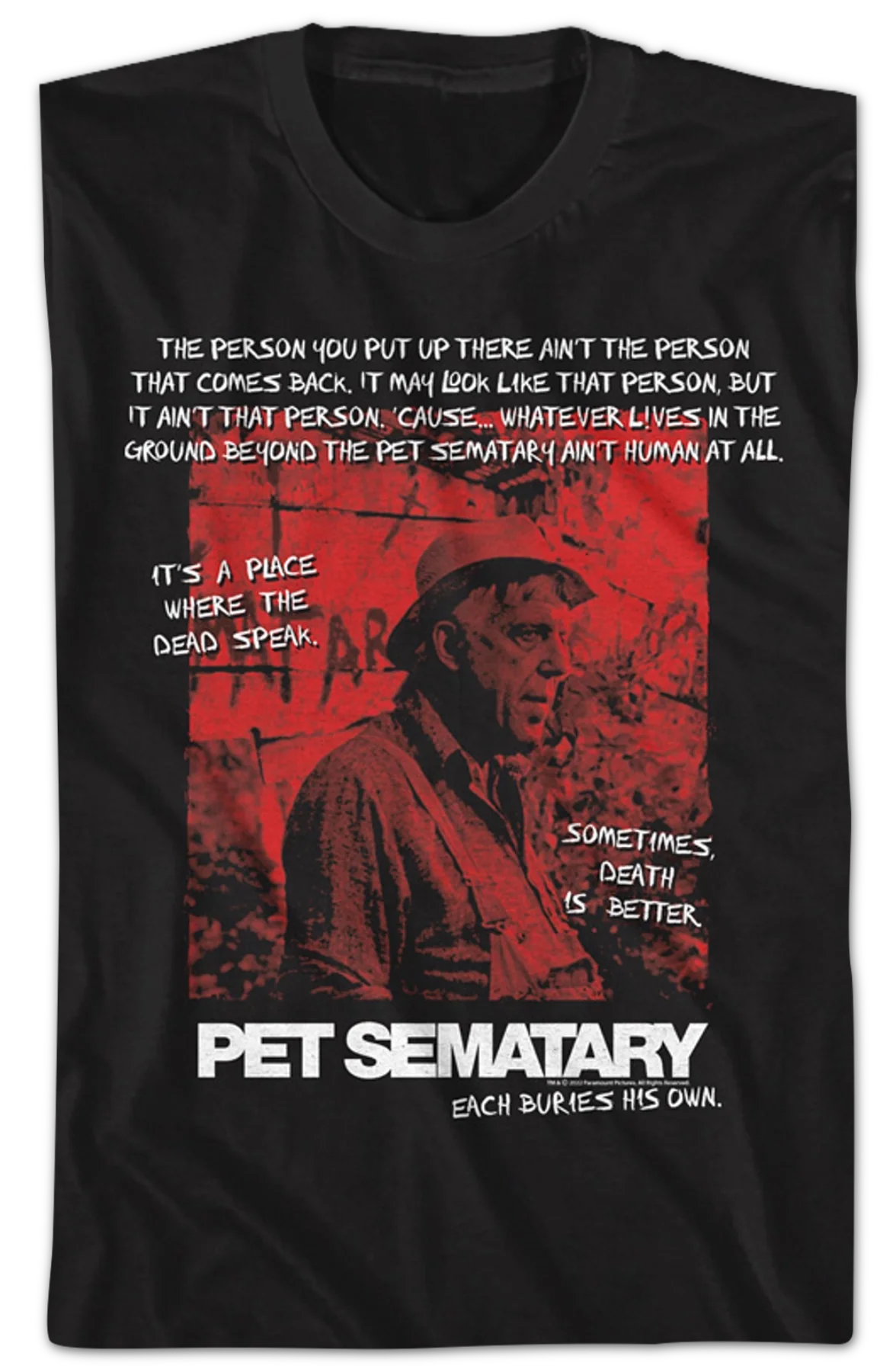 Each Buries His Own Pet Sematary T-Shirt - Image 2