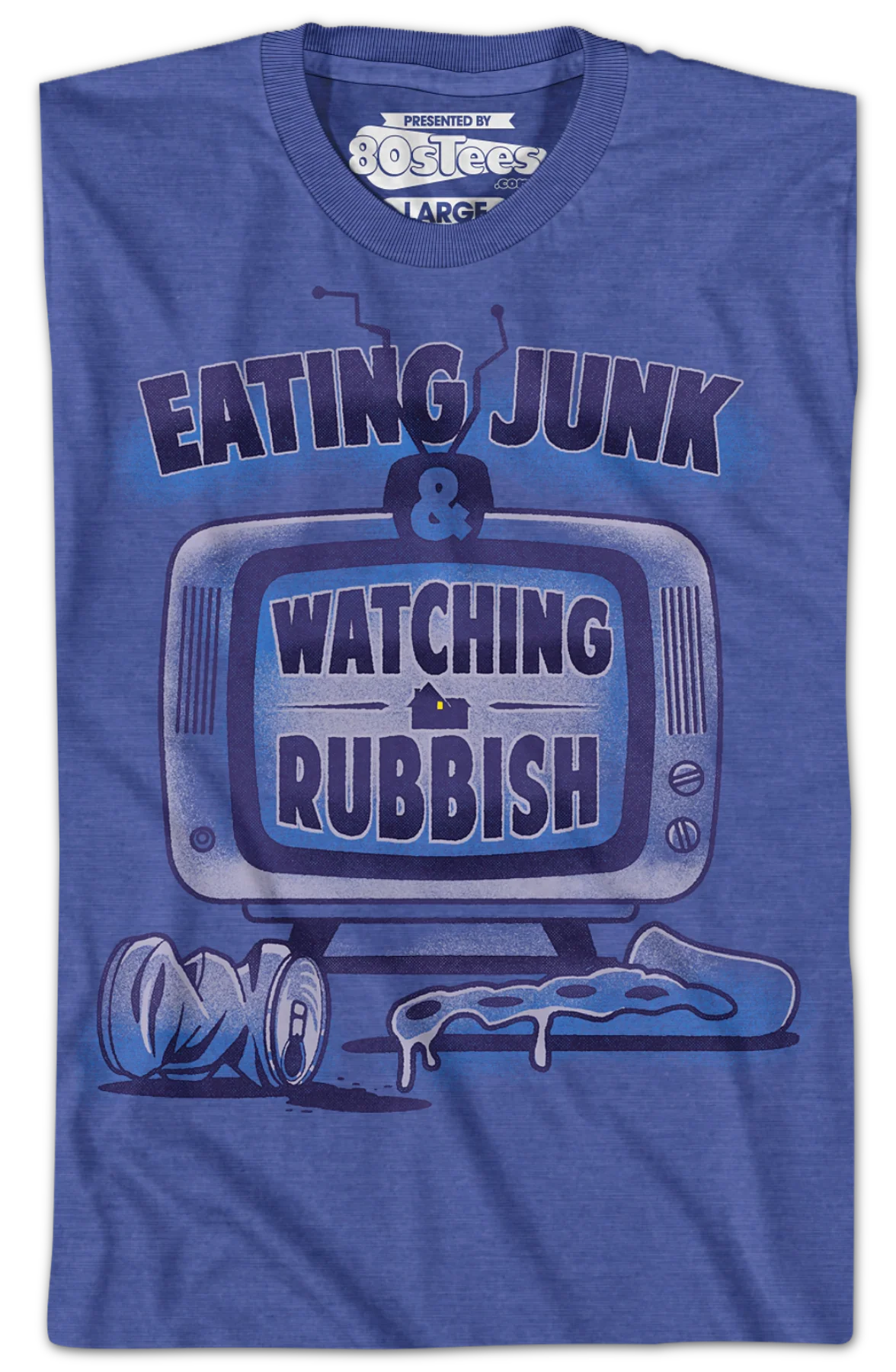 Eating Junk & Watching Rubbish Home Alone T-Shirt - Image 2