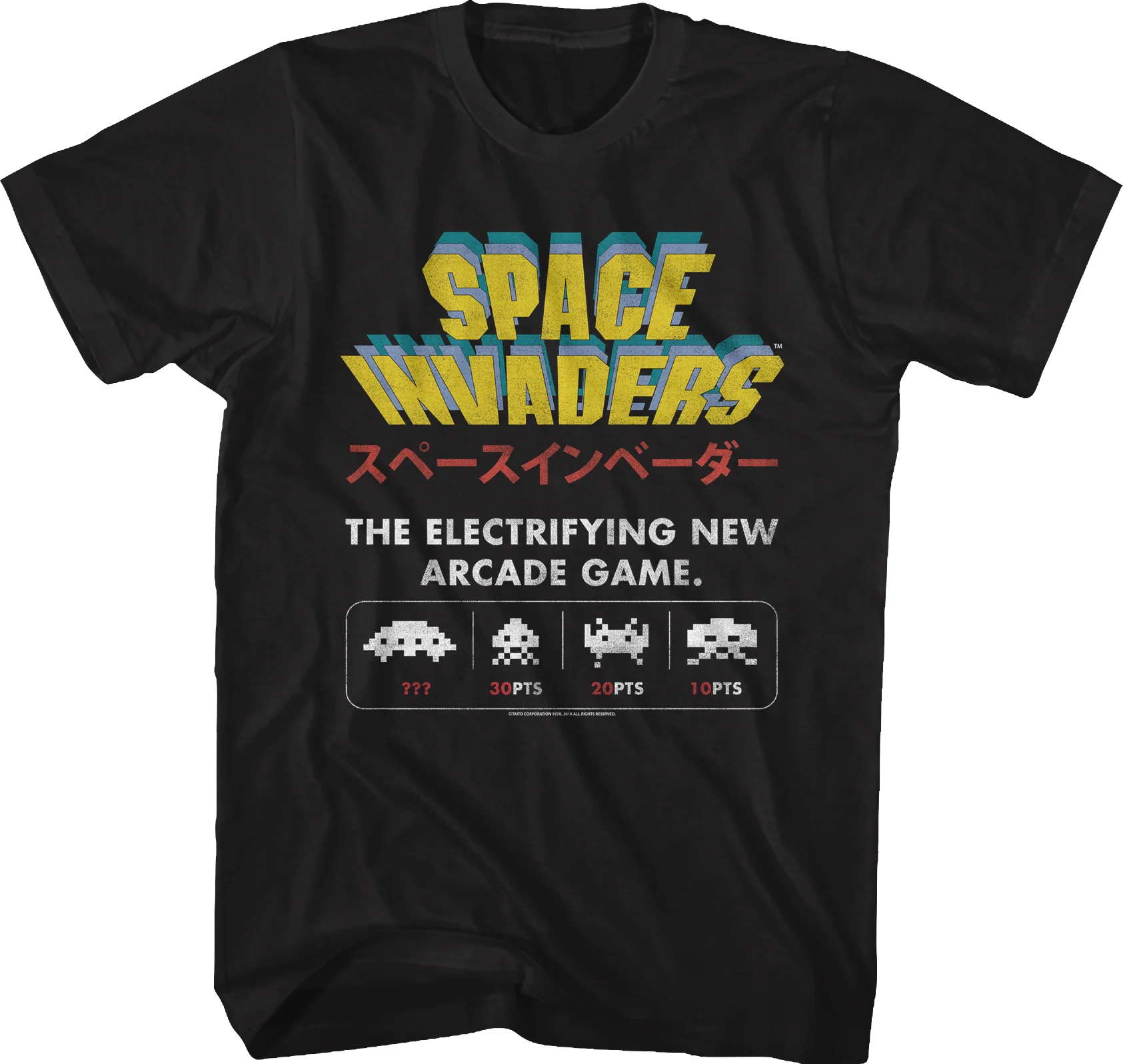 Electrifying New Arcade Game Space Invaders T-Shirt