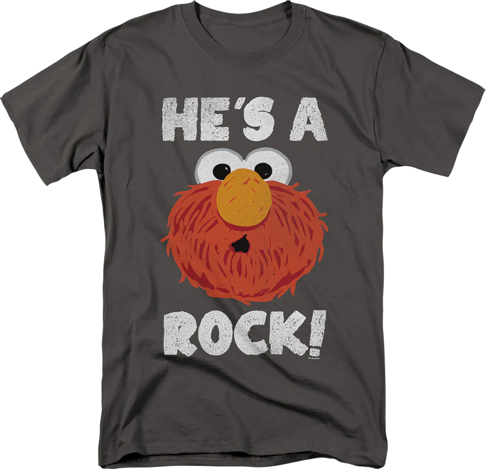 Elmo He's A Rock Sesame Street T-Shirt