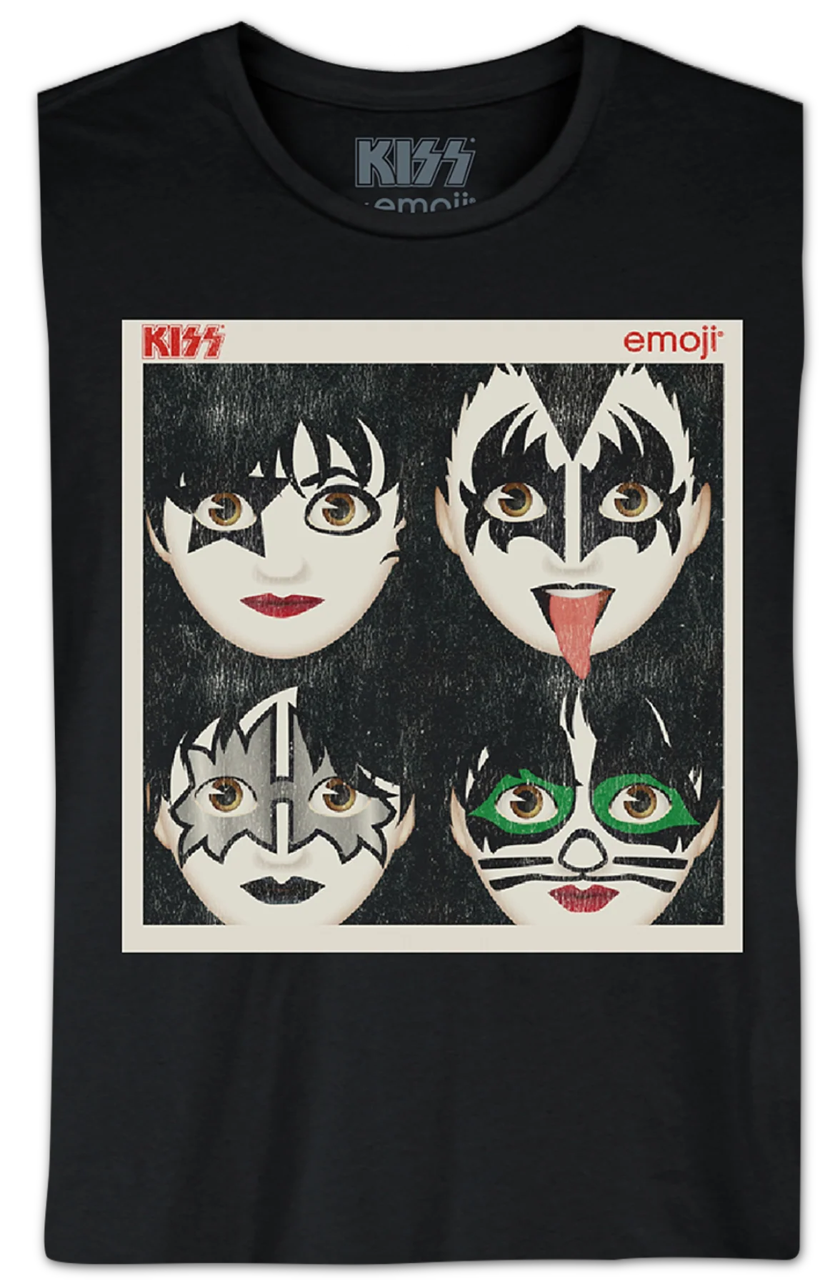 Emoji Faces KISS T-Shirt - Image 2