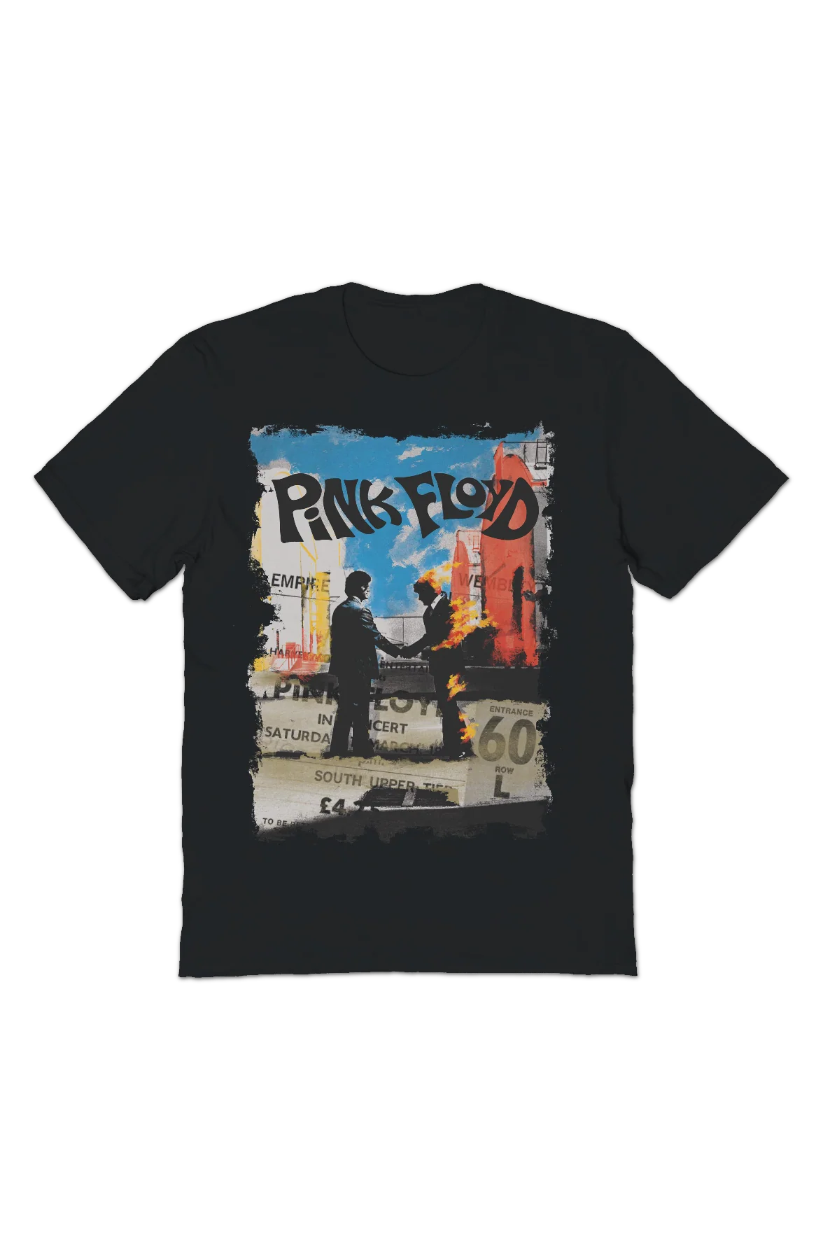 Empire Pool Concert Ticket Pink Floyd T-Shirt - Image 2
