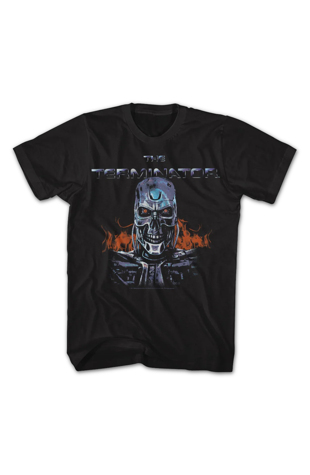 Endoskeleton Flames Terminator T-Shirt - Image 2