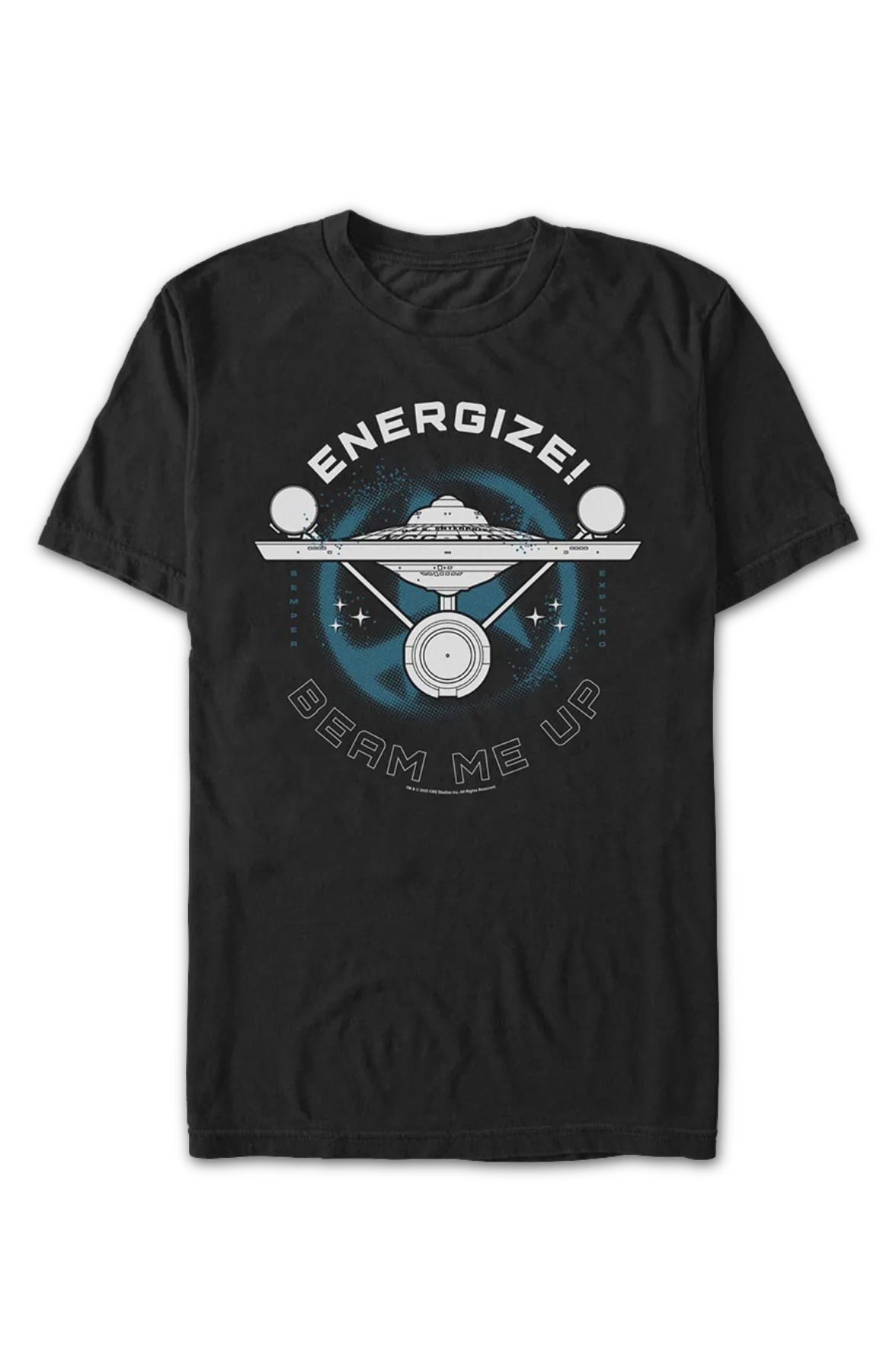 Energize Beam Me Up Star Trek T-Shirt - Image 2