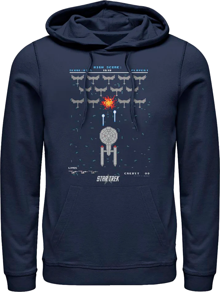 Enterprise Invaders Star Trek Hoodie