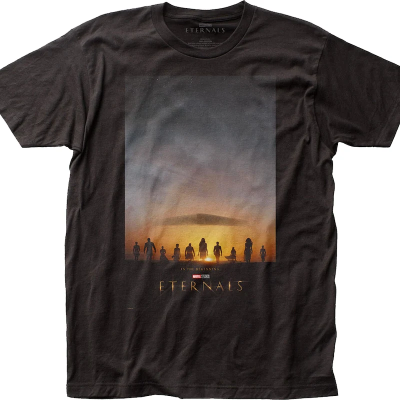 Eternals Movie Poster Marvel Comics T-Shirt